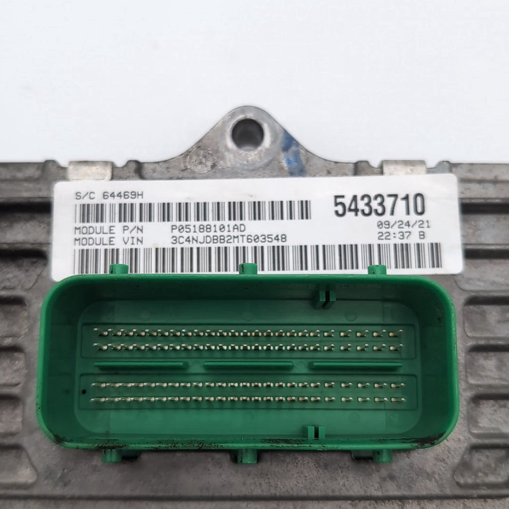 2018 - 2021 Jeep Compass Engine Computer Control Module ECU 68342095AB