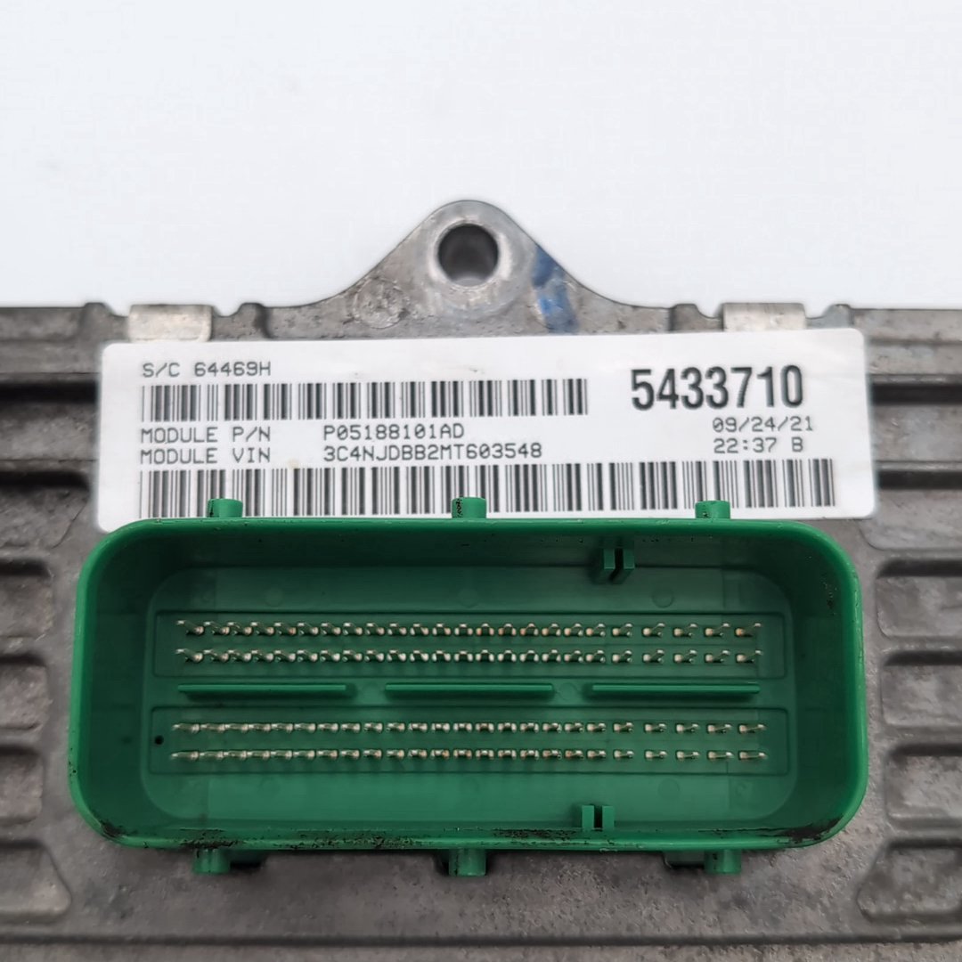 2018 - 2021 Jeep Compass Engine Computer Control Module ECU 68342095AB