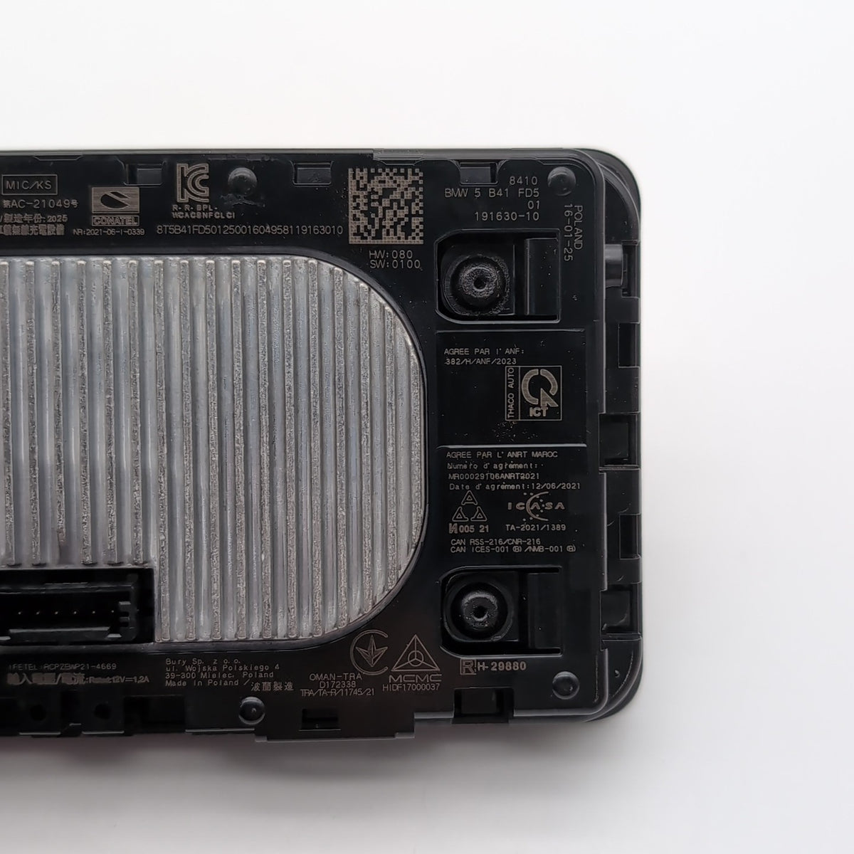 BMW G01 G20 G21 G28 Wireless Phone Charing Pad OEM 5B41FD5