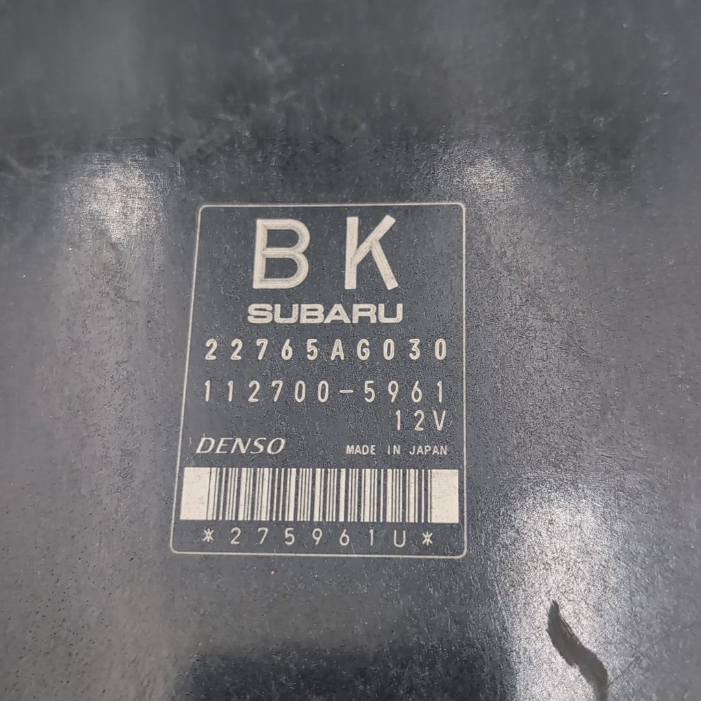 2014 Subaru Impreza 2.0L Engine Computer Control Module 22765AG030