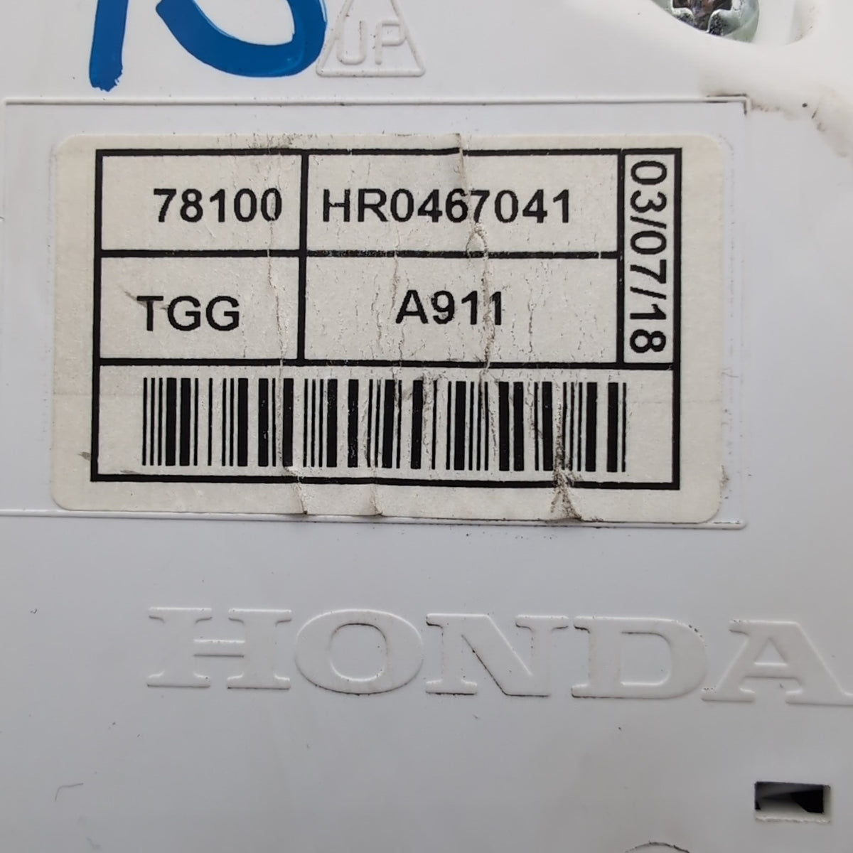 2017 2018 Honda Civic Hatchback Instrument Cluster Speedometer 78100HR0467041