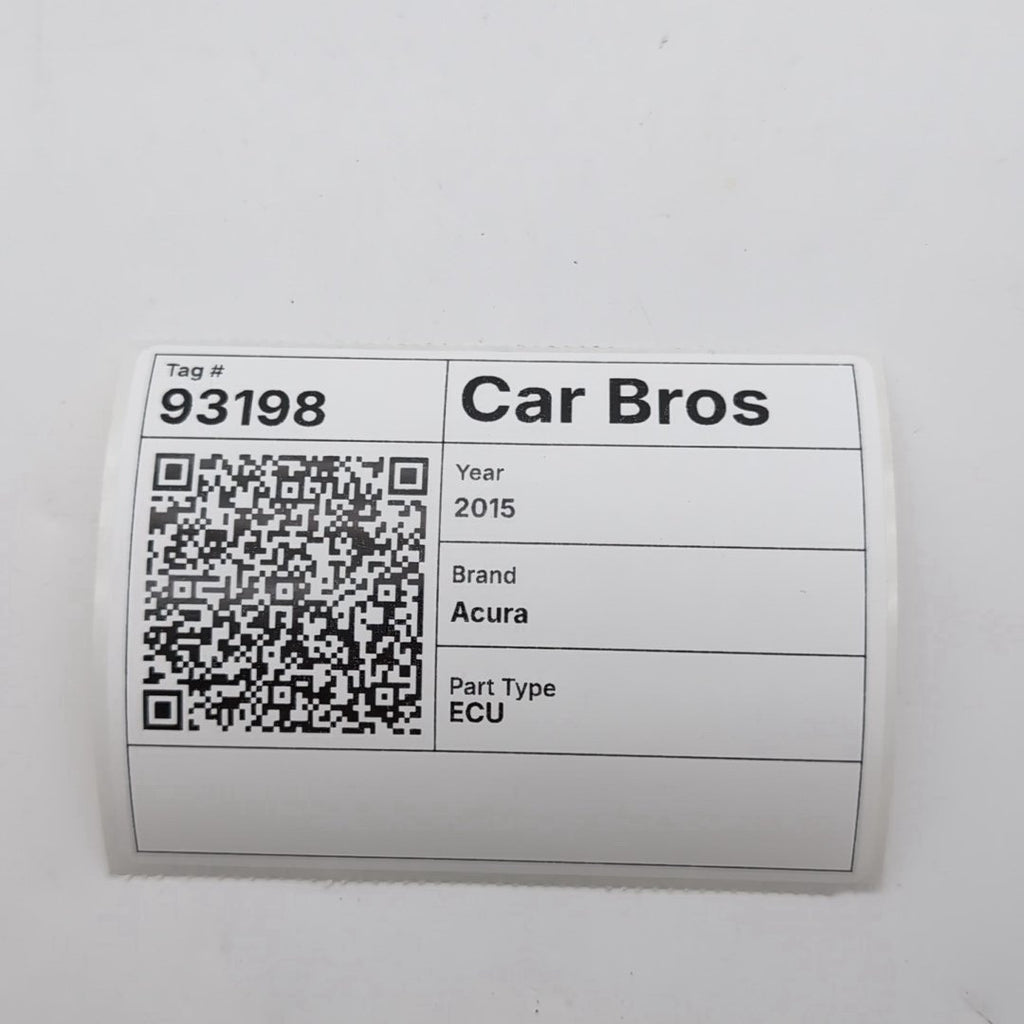 2015 2016 Acura TLX 3.5L Engine Computer Control Module ECU 37820-5J2-A74