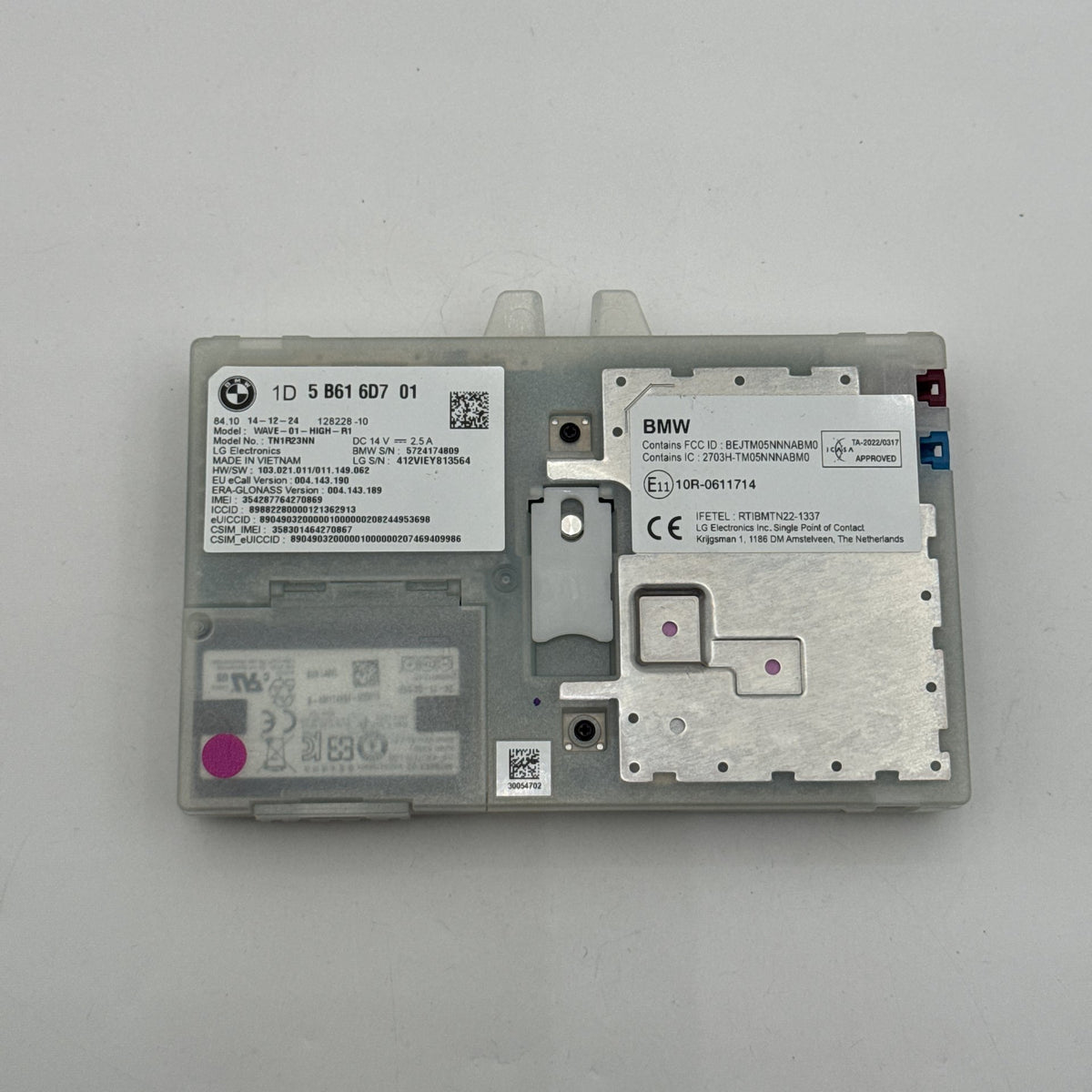 2025 2026 BMW G20 G22 G42 G60 M3 M4 X1 X3 X6 Antenna Telematics Control Module