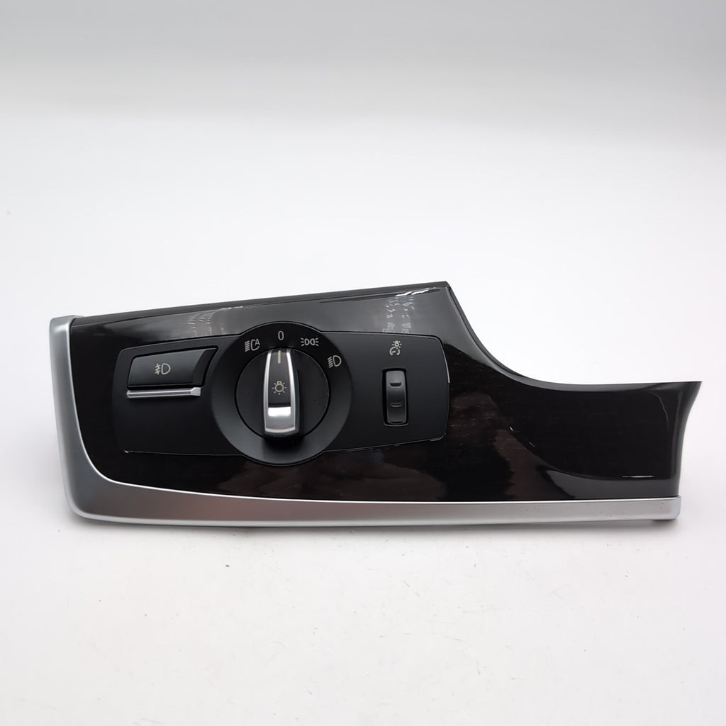 2011- 2016 BMW 528i 535i 550i F10 Headlight Control Switch w/ Trim OEM 9346838