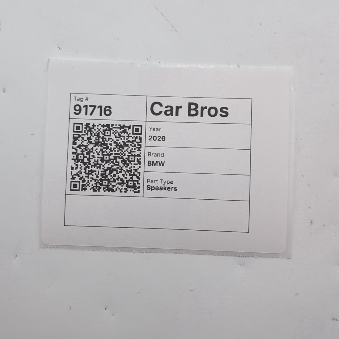 2019 - 2026 BMW X5 Left D Pillar Harmon Kardon Top Hifi Speaker Tweeter 2622519
