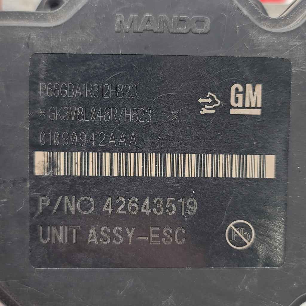 2019 Buick Encore 1.4L ABS Anti Lock Brake Pump Control Unit OEM 42643519