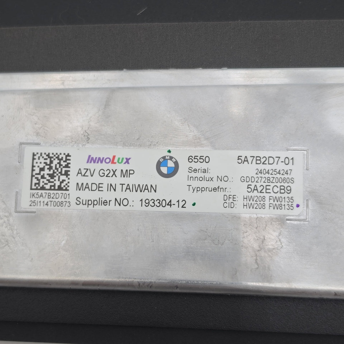 2023 - 2026 BMW G20 G26 G42 M3 M4 Instrument Cluster Infotainment Display Screen
