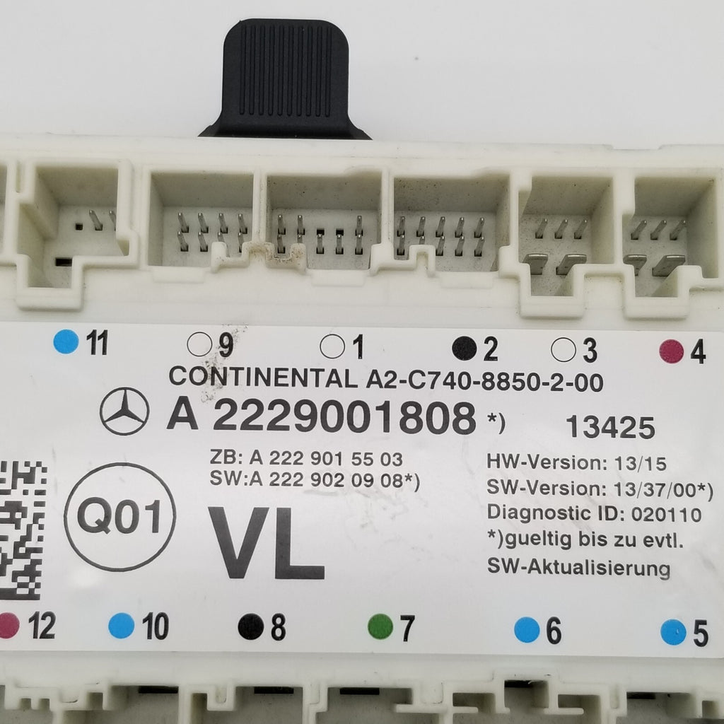 2014 2015 2016 2017 Mercedes S63 S550 Front Left Side Door Control Module Coupe