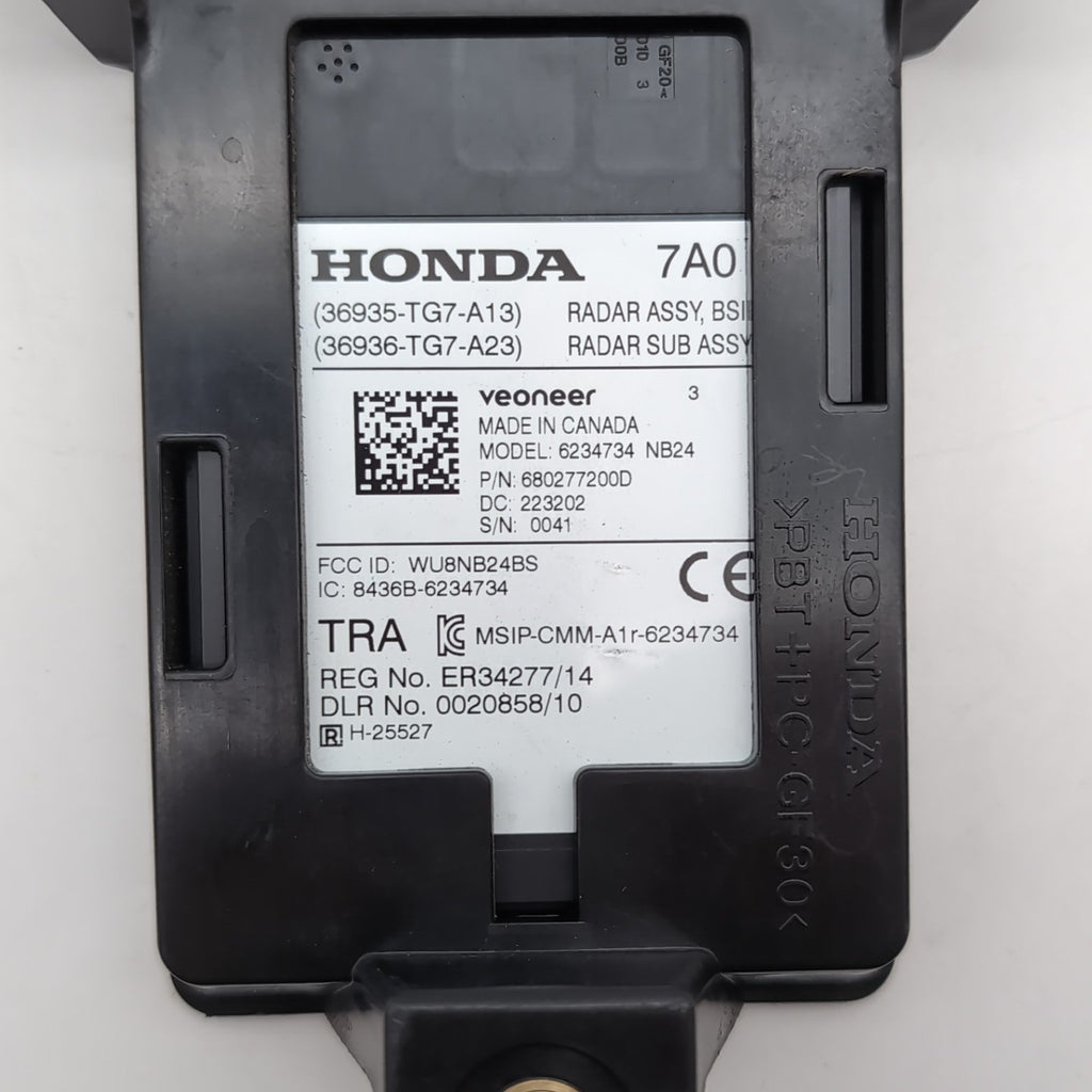 2019 2020 2021 Honda Pilot OEM Left Side Blind Spot Monitor Radar 36935-TG7-A13