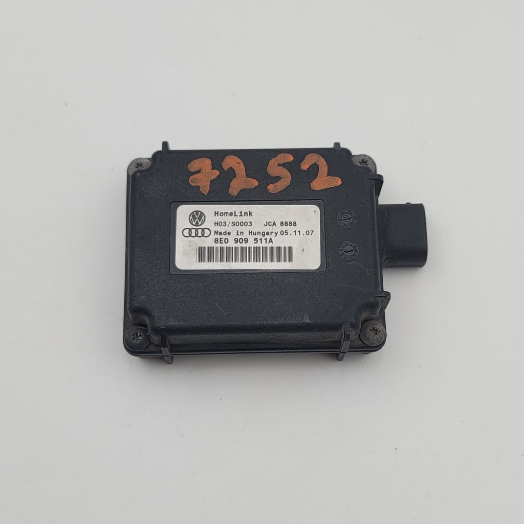 2007 2008 Audi Q7 Homelink Garage Door Transmitter Control Module 8E0909511A