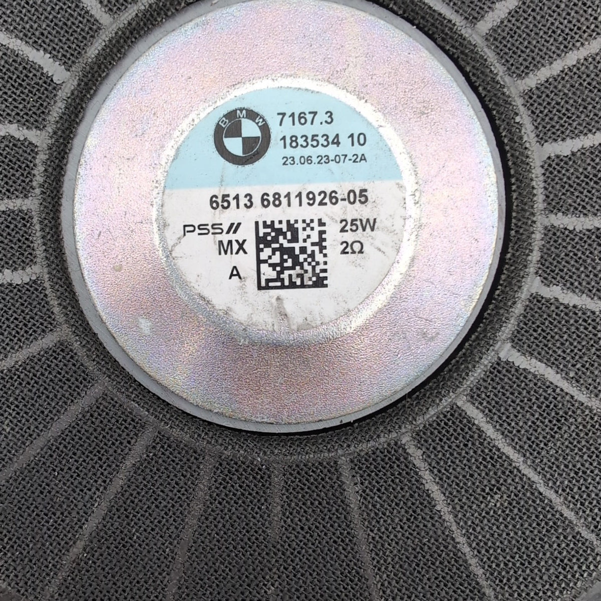 2018 - 2025 BMW X3 X4 M Front Central Subwoofer Woofer Speaker 6811926