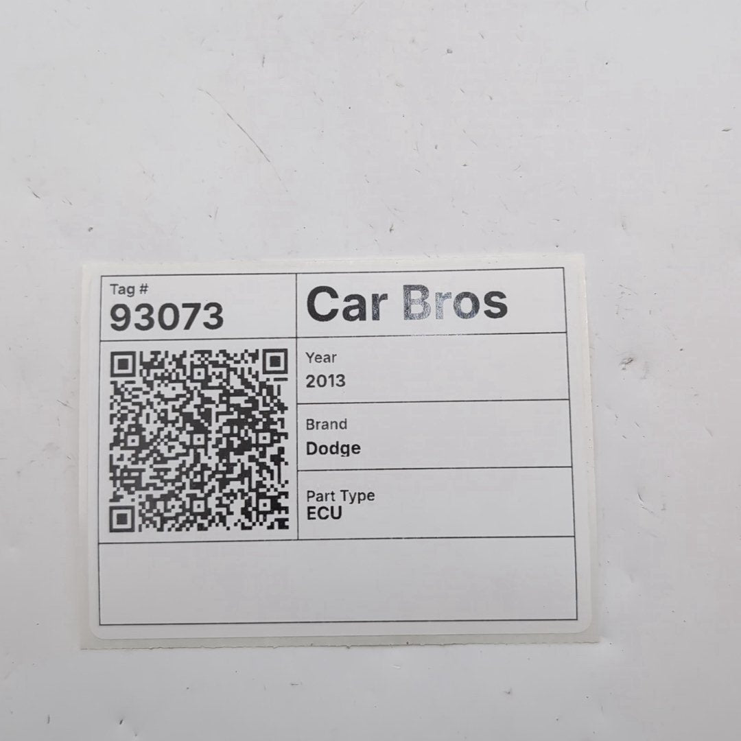 2013 Dodge Dart 2.0L Engine Computer Control Module ECU 05150688AD