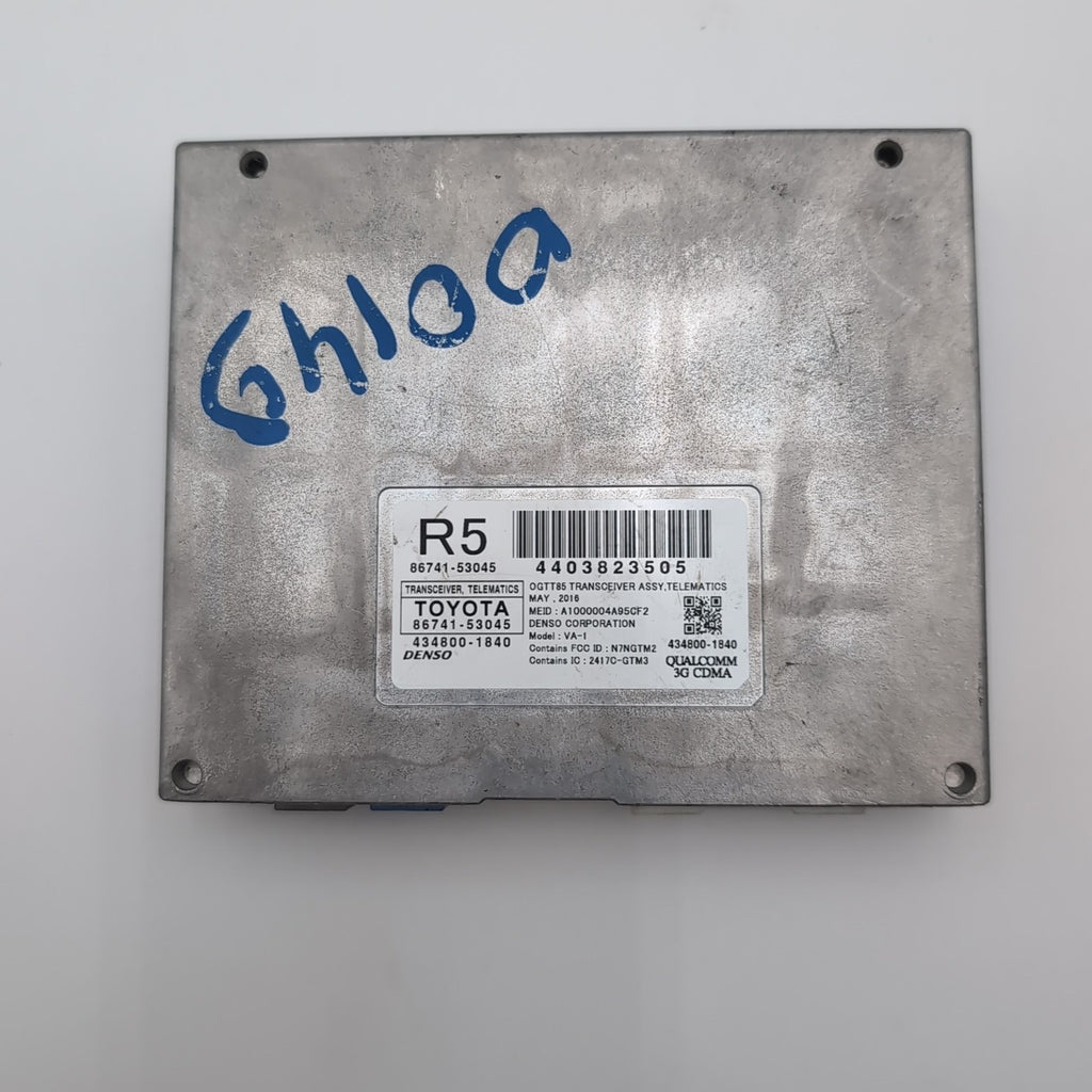 2010- 2017 LEXUS CT200h LS460 RC300 IS250 Telematics Control Module 86741-53045