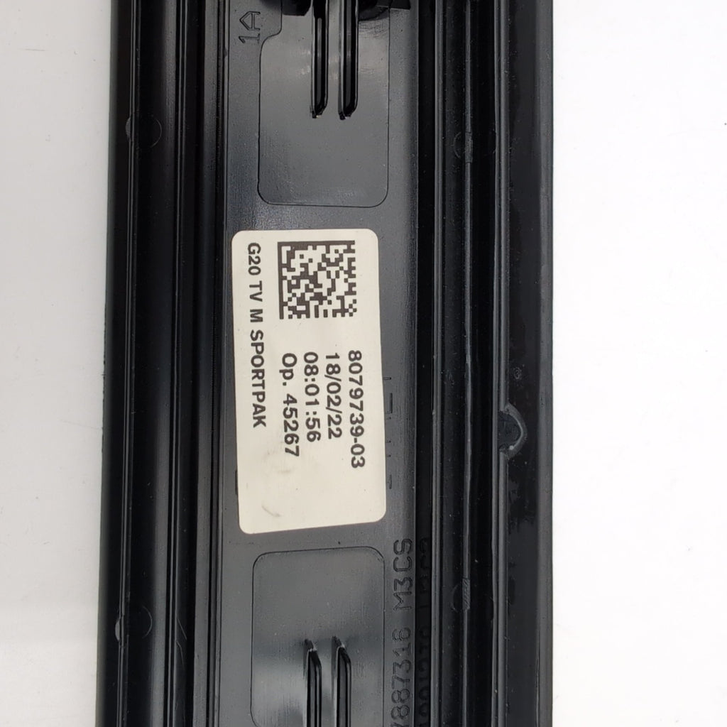 2019 - 2026 BMW G20 G26 M Sport Front Door Sill Scuff Plate Trim Set 8079739