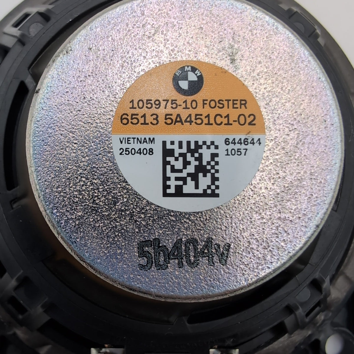 2024 2025 BMW X3 G45 Instrument Panel Mid Range Audio Speaker ALEV3 OEM 5A451C1