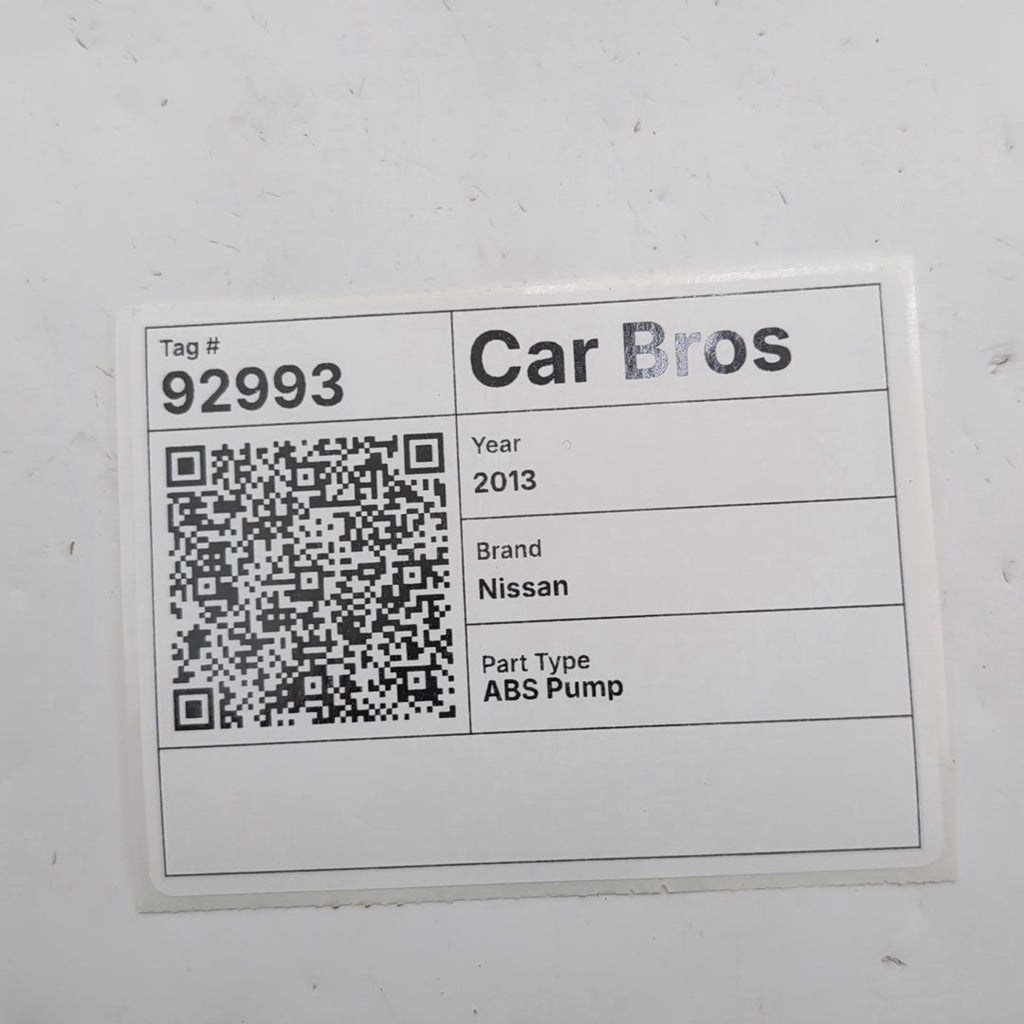 2012 2013 Nissan Versa 1.6L ABS Anti Lock Brake Pump 476609KA0A