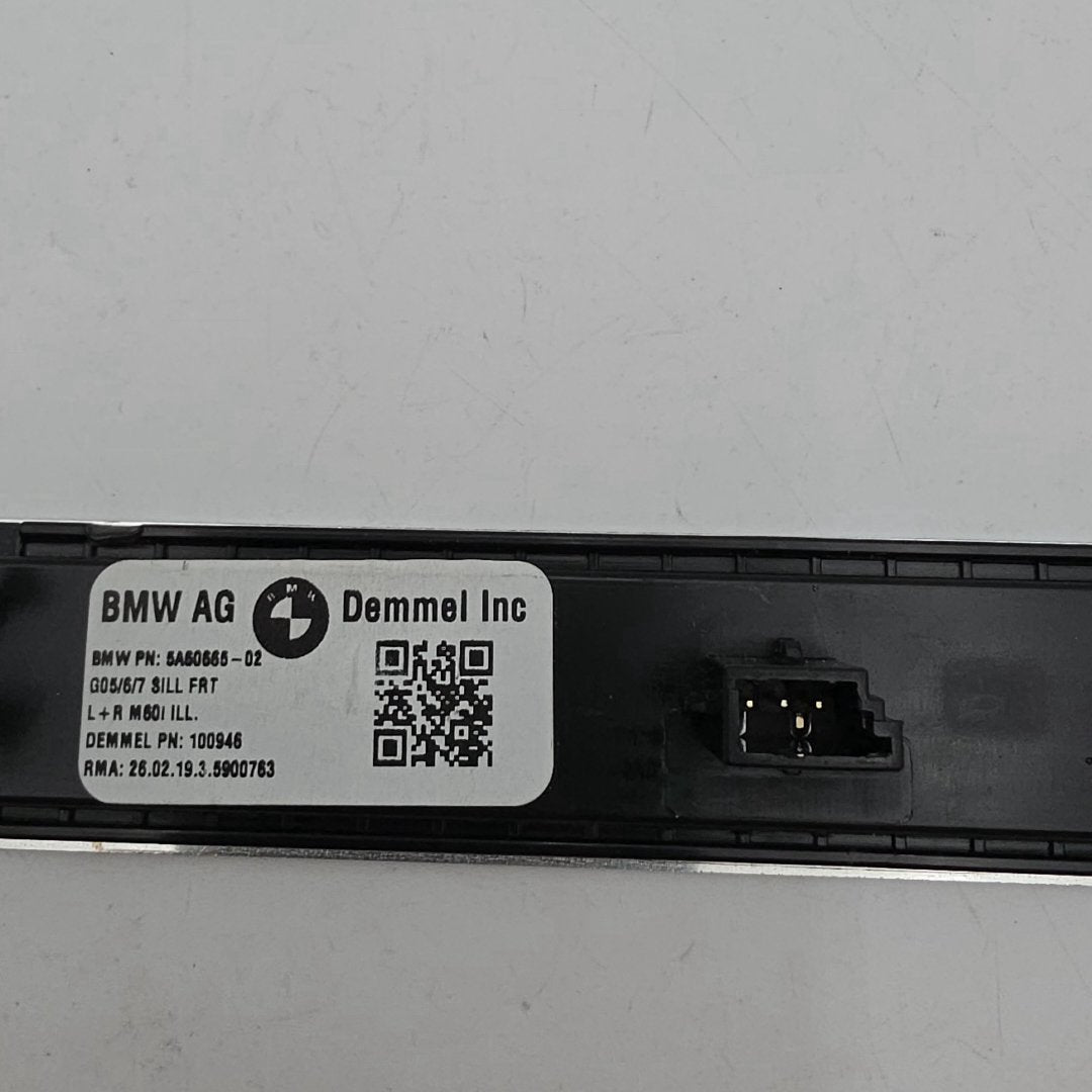 2025 2026 BMW X7 M60i Front Rear Door Sill Scuff Plate 5A60665 8072244 8072243