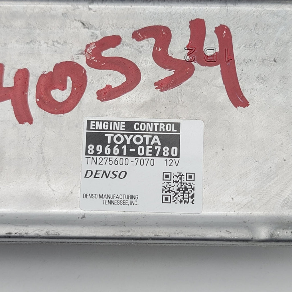 2016 Toyota Highlander Engine Electronic Control Computer Module ECU 89661-0E780