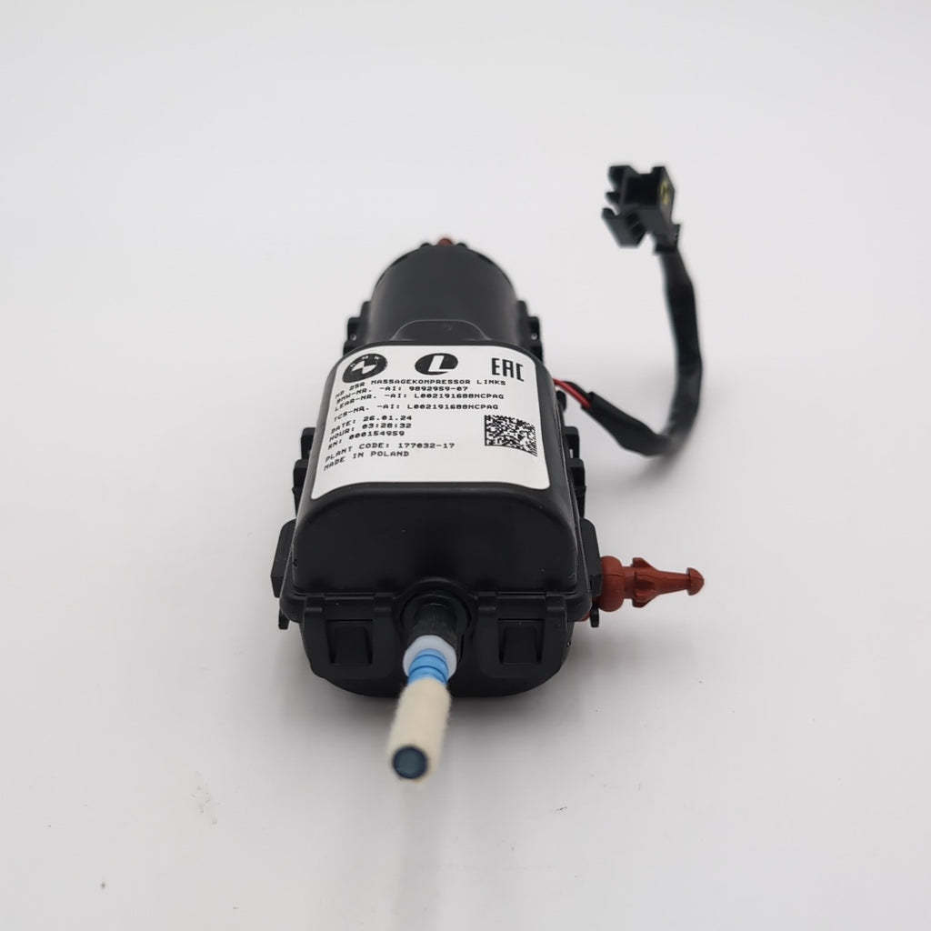 2023 2024 2025 BMW i7 G70 Left Seat Pneumatics Module Pump 9892959