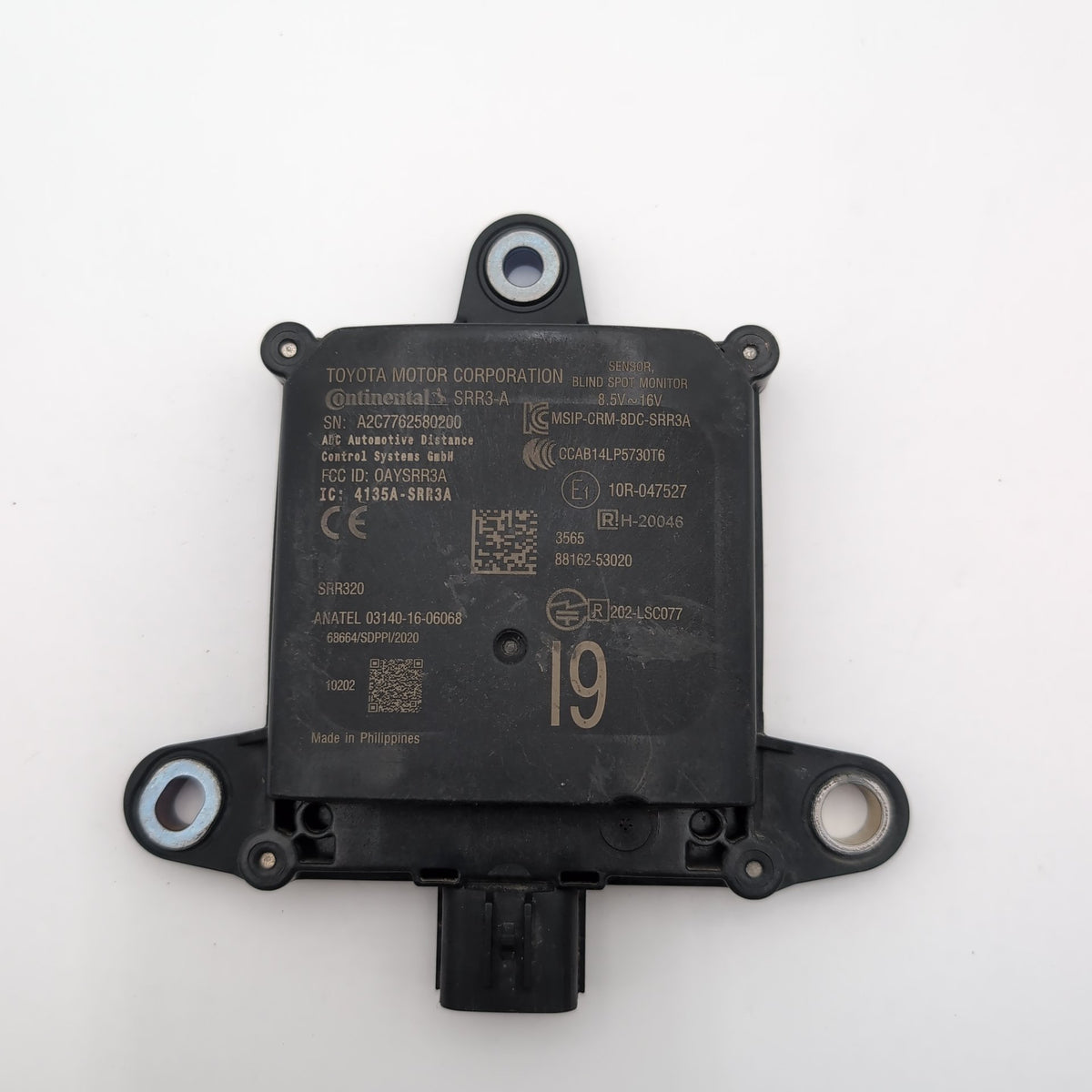 2020 - 2024 Lexus IS300 IS350 Rear Blind Spot Radar Sensor 88162-53020