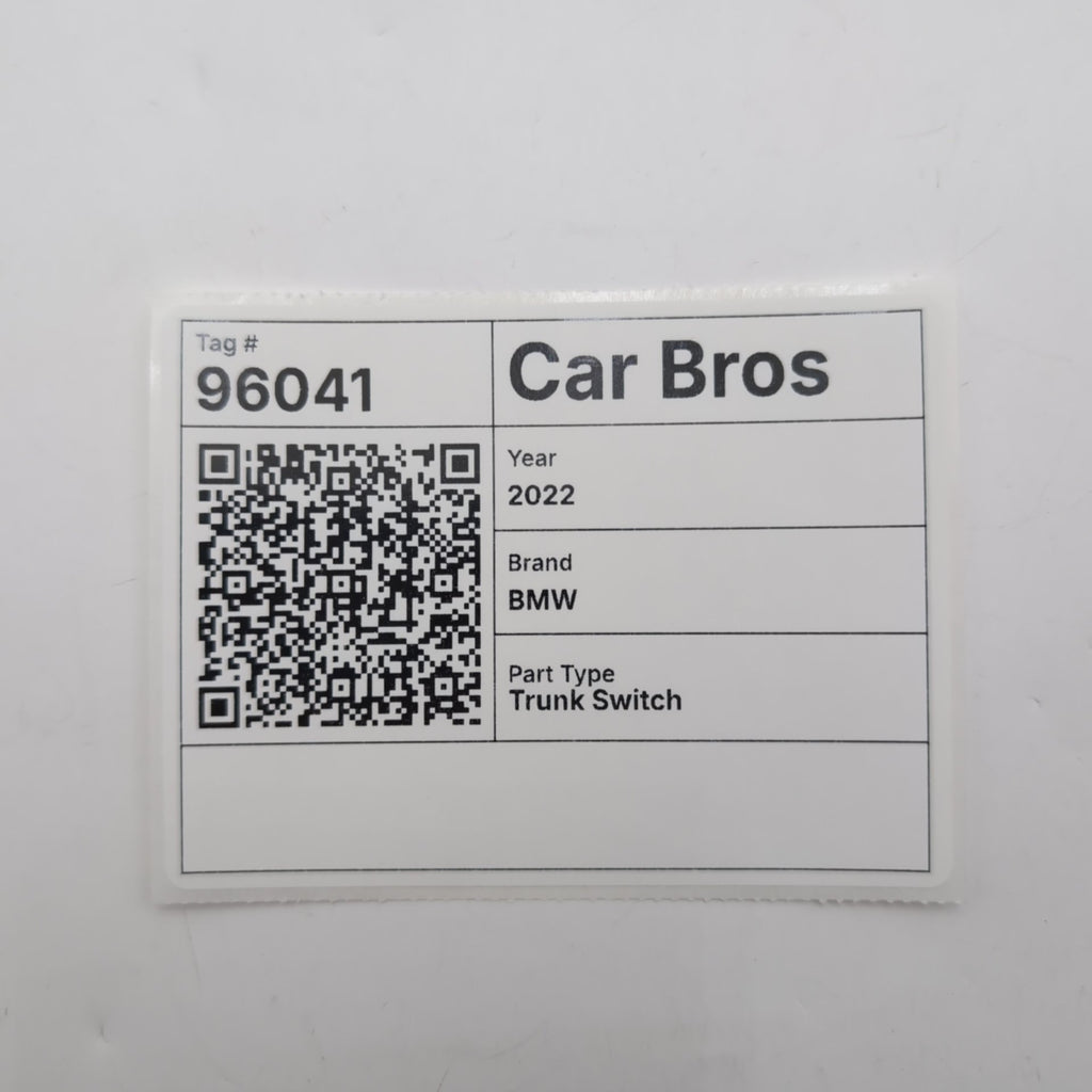 2019 - 2025 BMW G26 G30 G12 X3 M3 X5 X6 Tailgate Liftgate Lock Unlock Switch