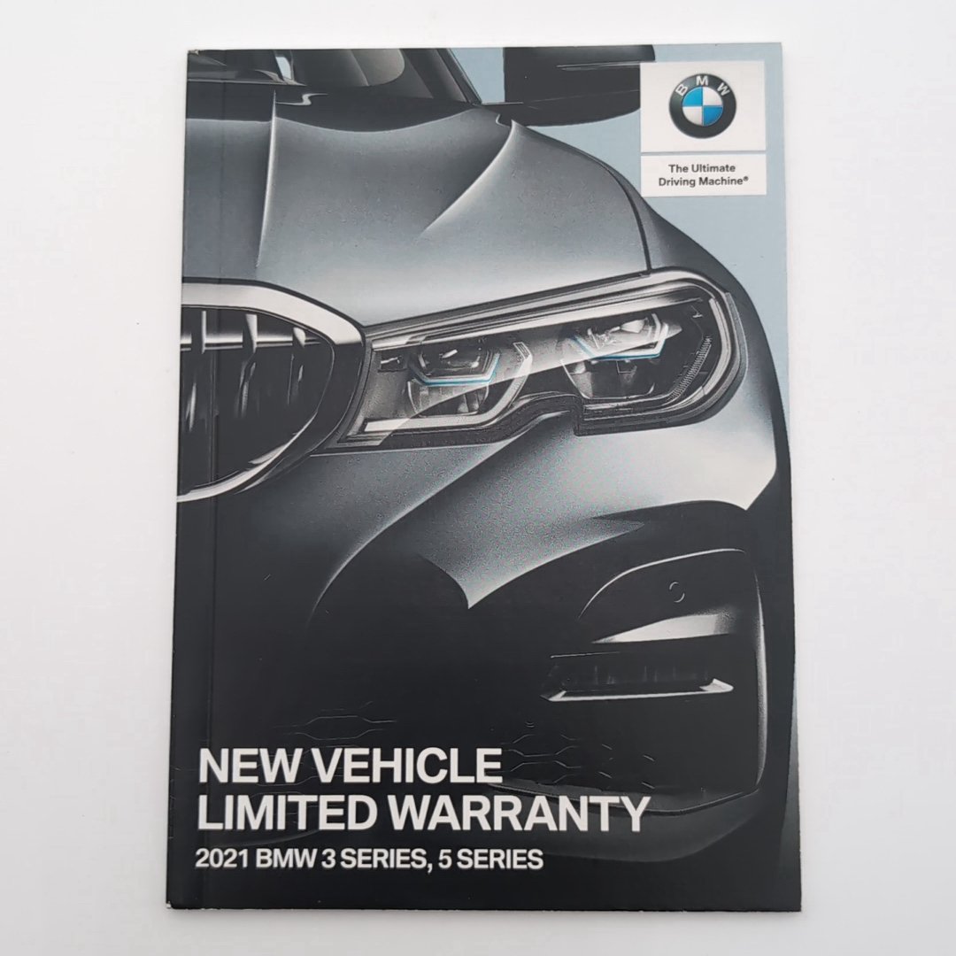 2021 BMW G30 5 Series Sedan Owners Manual Handbook Set Kit with Case