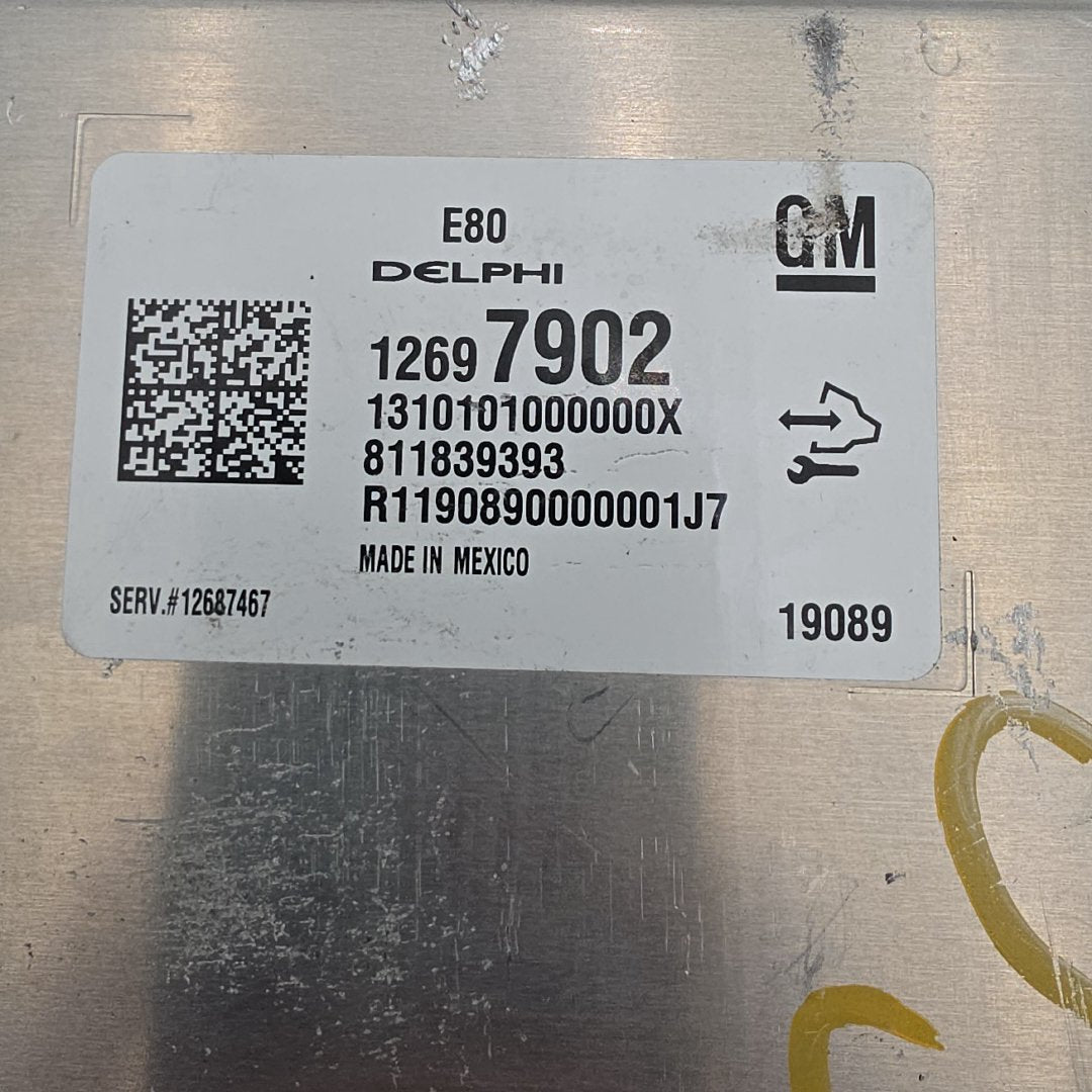 2017 2018 2019 Cadillac CTS Engine Computer Control Module E80 12697902