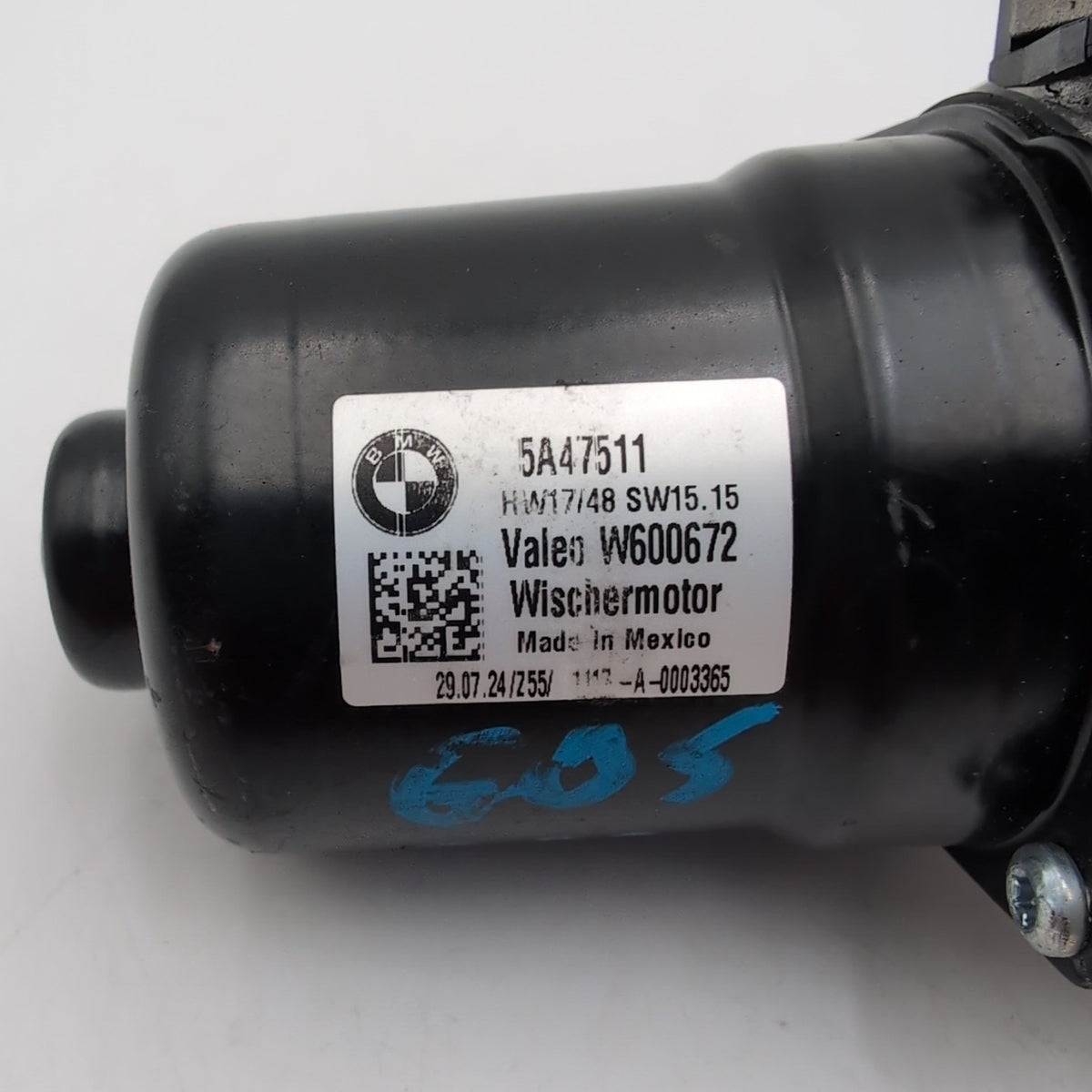 2019- 2025 BMW X5 X6 X7 XM Front Windshield Wiper Motor OEM 5A47511