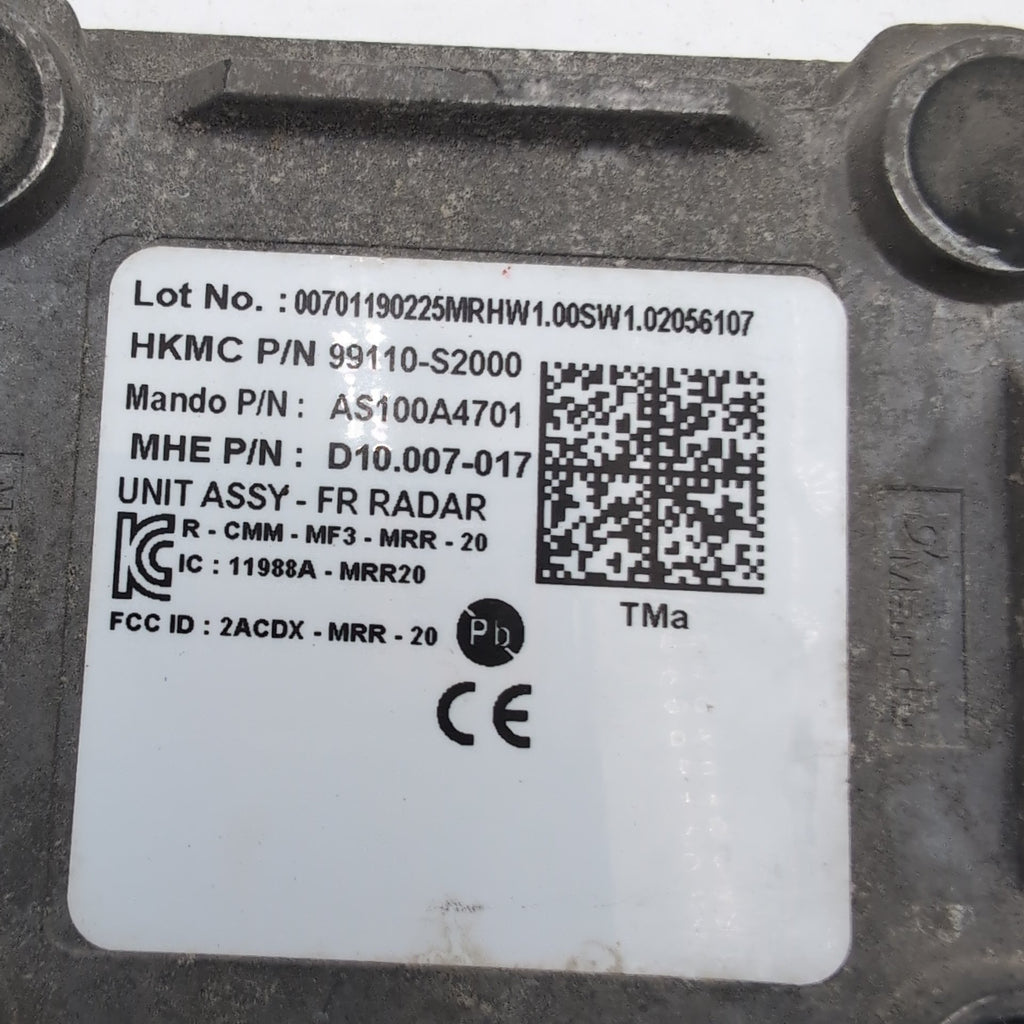 2019 2020 Hyundai Santa Fe Cruise Control Distance Radar Sensor 99110-S2000