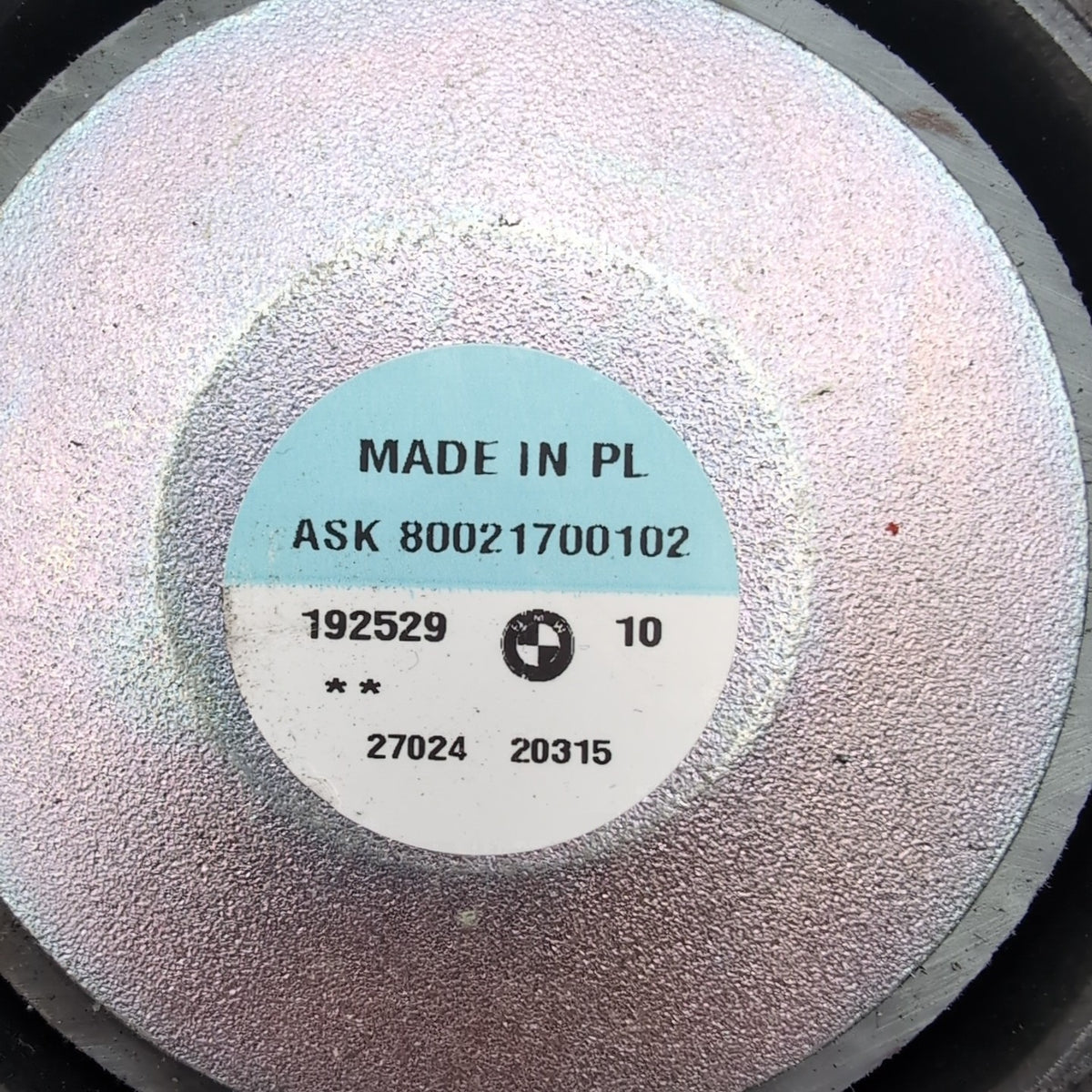 2023 - 2025 BMW X1 X2 U06 U10 U11 Central Bass Left Subwoofer Speaker 9858623