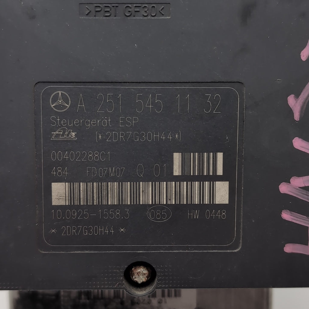 2006 2007 2008 Mercedes GL450 ABS Anti Lock Brake Pump Control Unit A1644311812