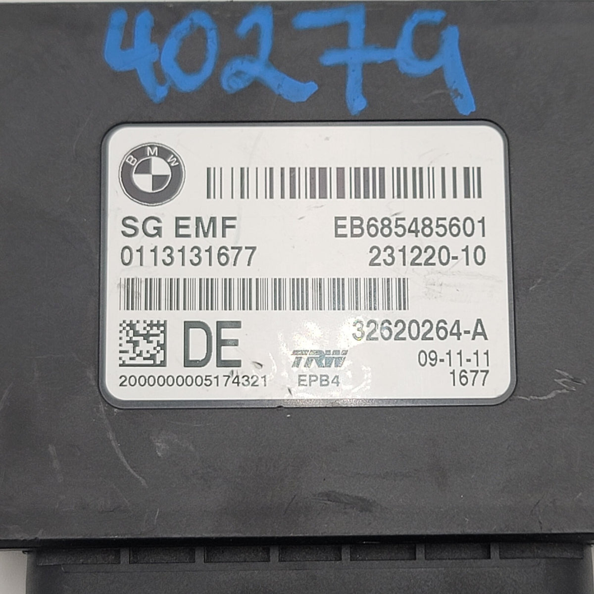 2011- 2016 BMW OEM PARKING BRAKE CONTROL UNIT MODULE 231220-10