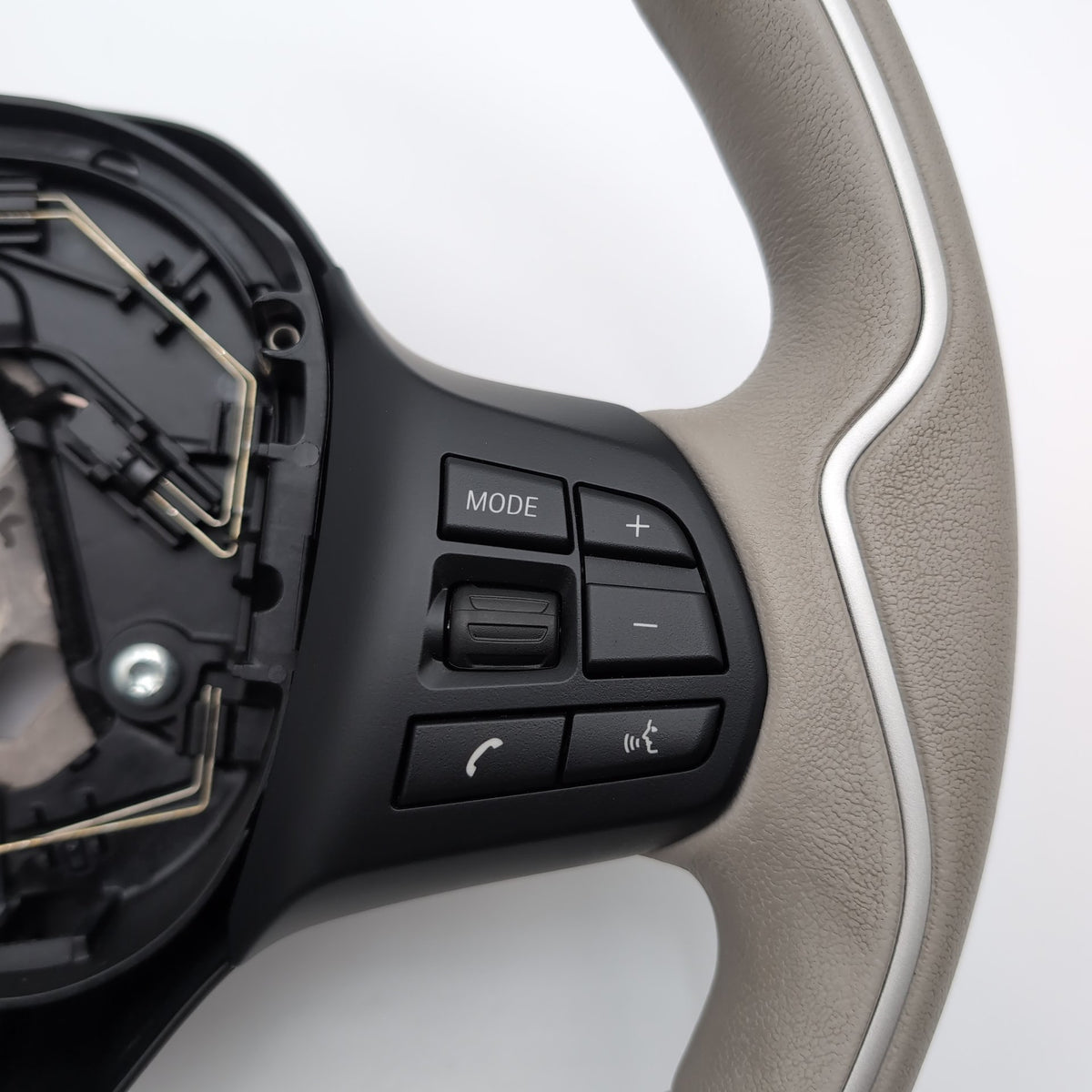 2014 - 2021 BMW i3 i3s I01 Steering Wheel Leather Lodge Design Gray 6870165