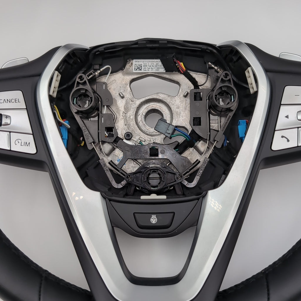 2018- 2023 OEM BMW G01 X3 Sport Leather Steering Wheel HEATED Paddle Shifters