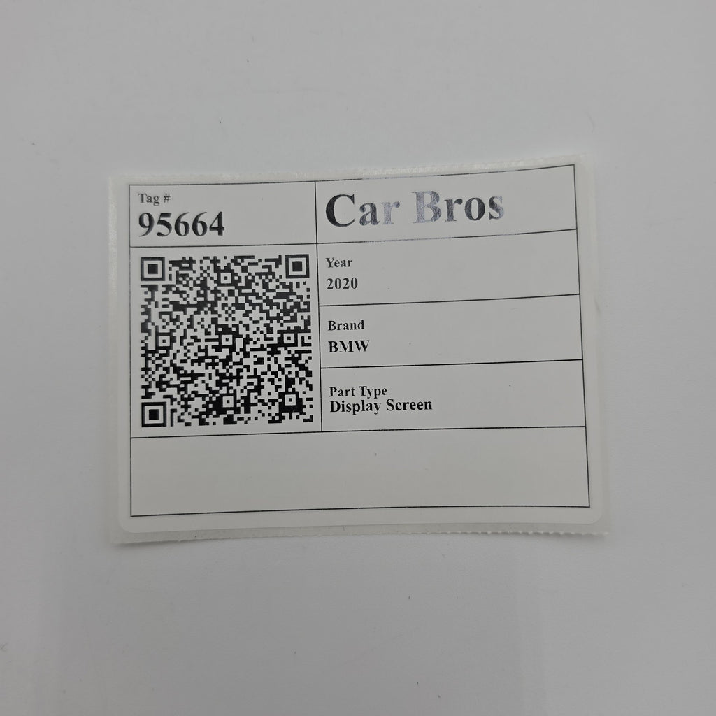 2019 - 2022 BMW 330i G20 G21 10.25" Central Information Display Screen 9441887