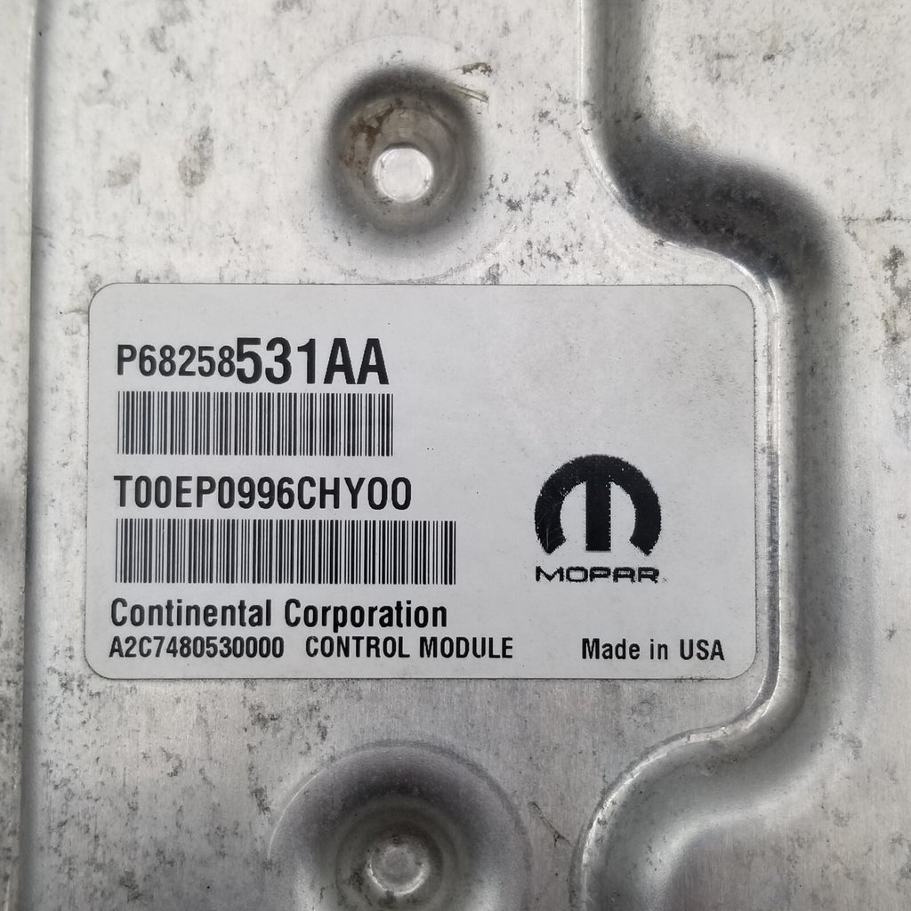 2016 Jeep Cherokee Computer Brain Engine 4X4 ECU ECM EBX Module P68258531AB