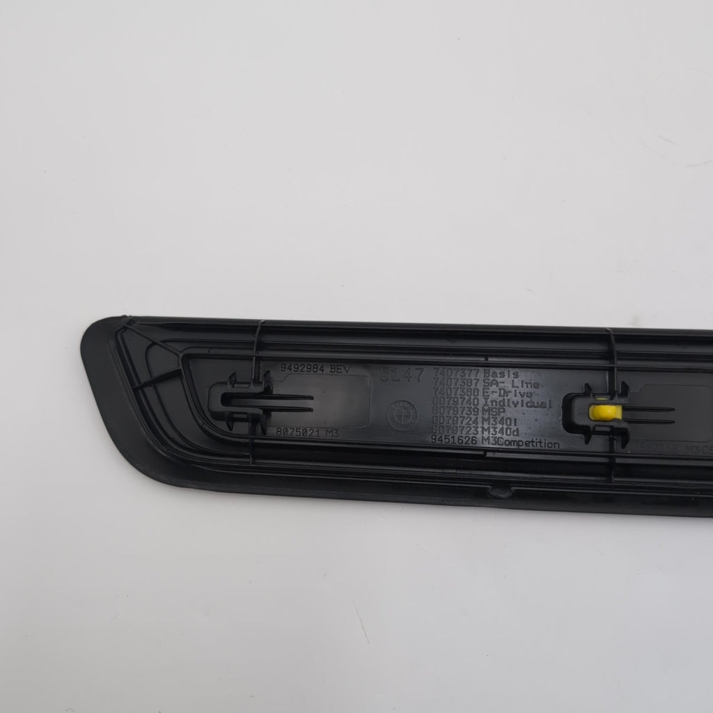 2019 - 2026 BMW G20 G26 M Sport Front Door Sill Scuff Plate Trim Set 8079739