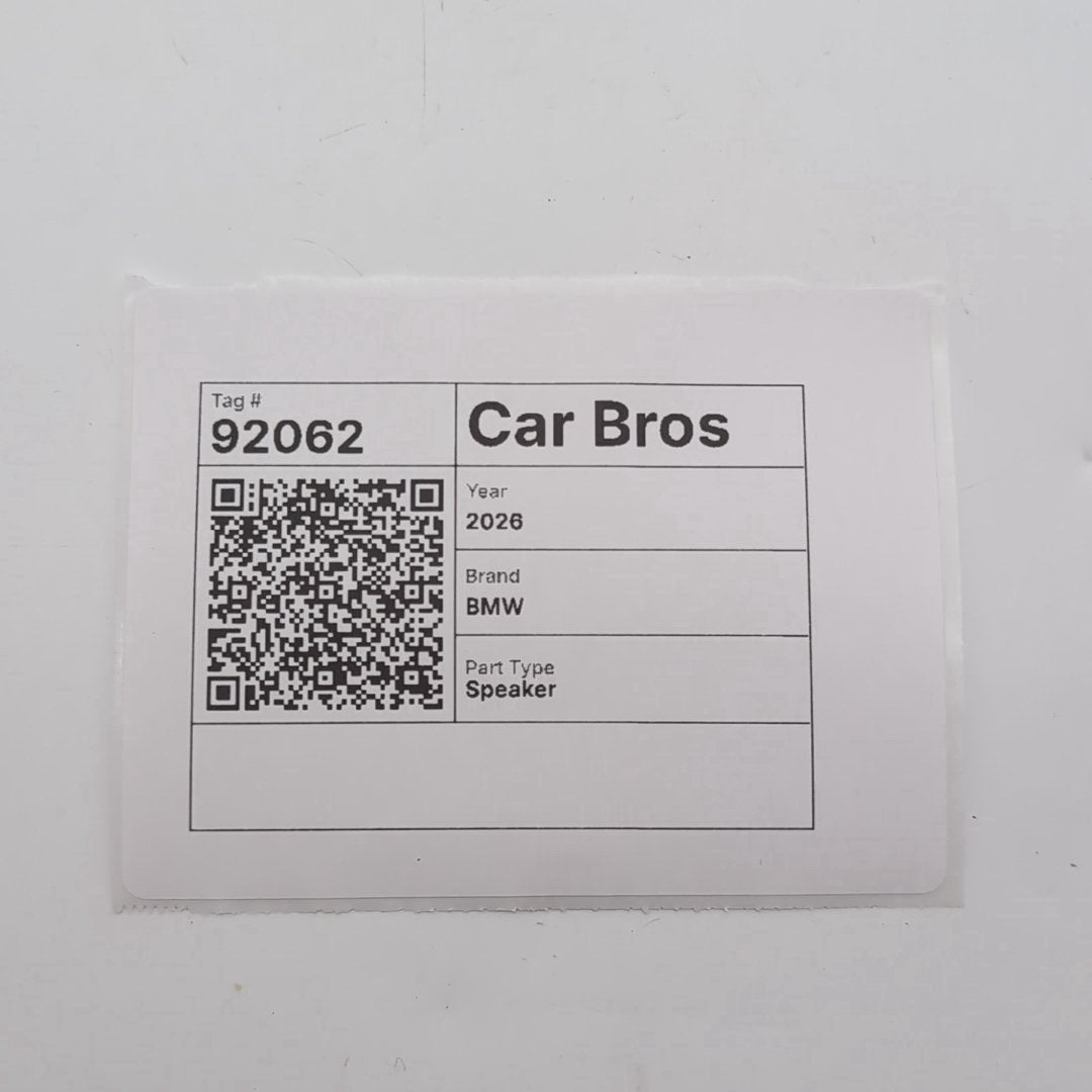 2021 - 2026 BMW XM X7 X6 X6M X5 X5M iX Bowers & Wilkins Roof Loudspeaker 2622509