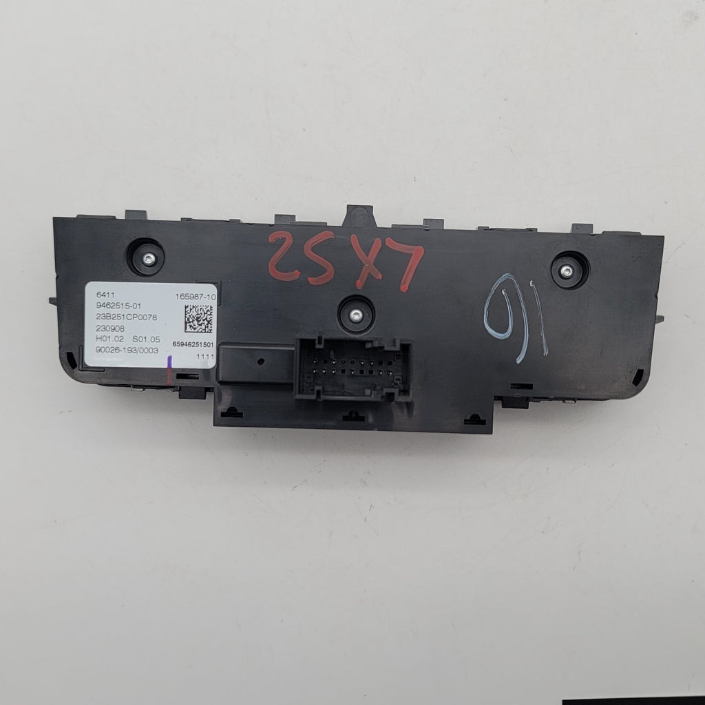 2019- 2025 BMW X7 G07 AC Center Console Rear Heater Controlee Climate Panel OEM