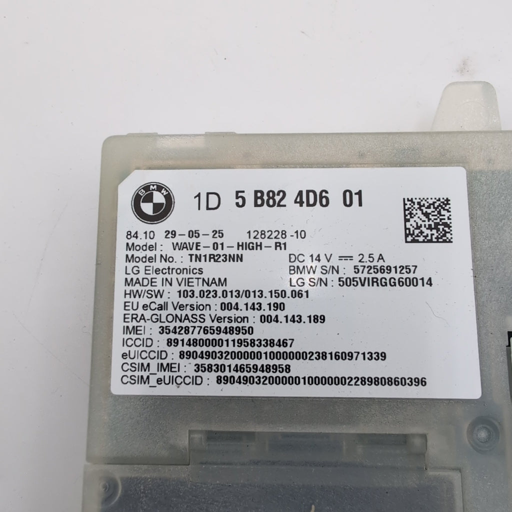 2023 - 2026 BMW G20 G60 X3 X5 X6 M3 M4 Antenna Telematics Control Module 5B824D6