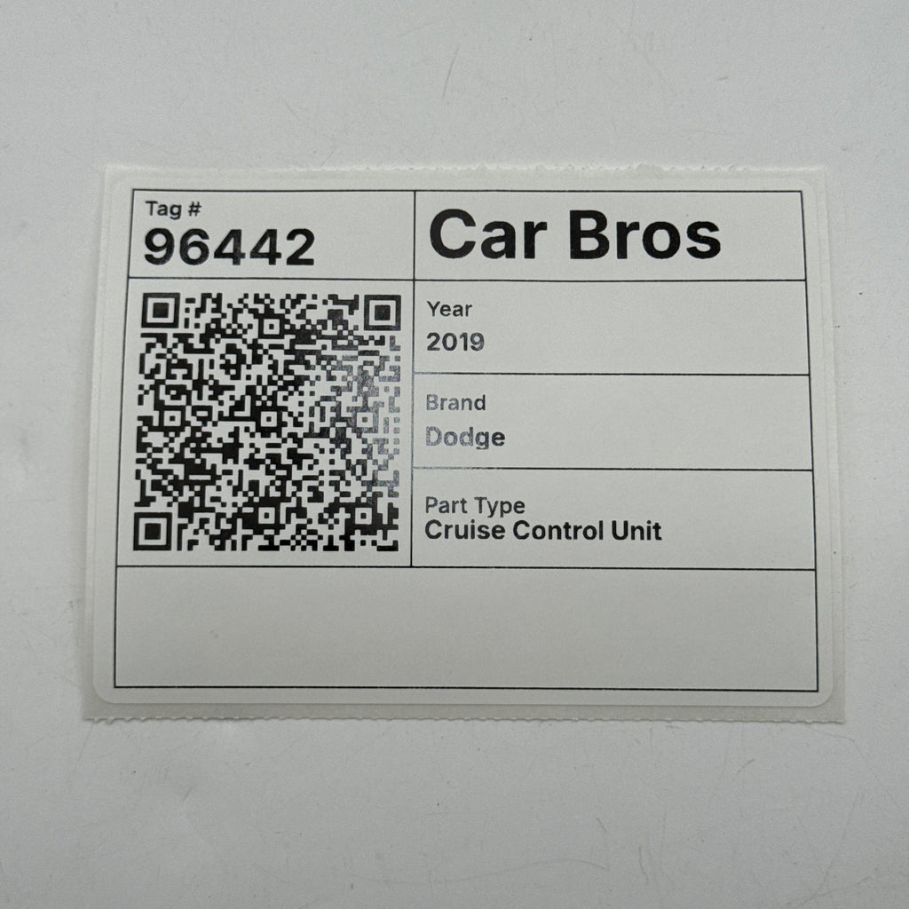 2018 2019 2020 Dodge Durango Adaptive Cruise Distance Radar Sensor 04672787AA