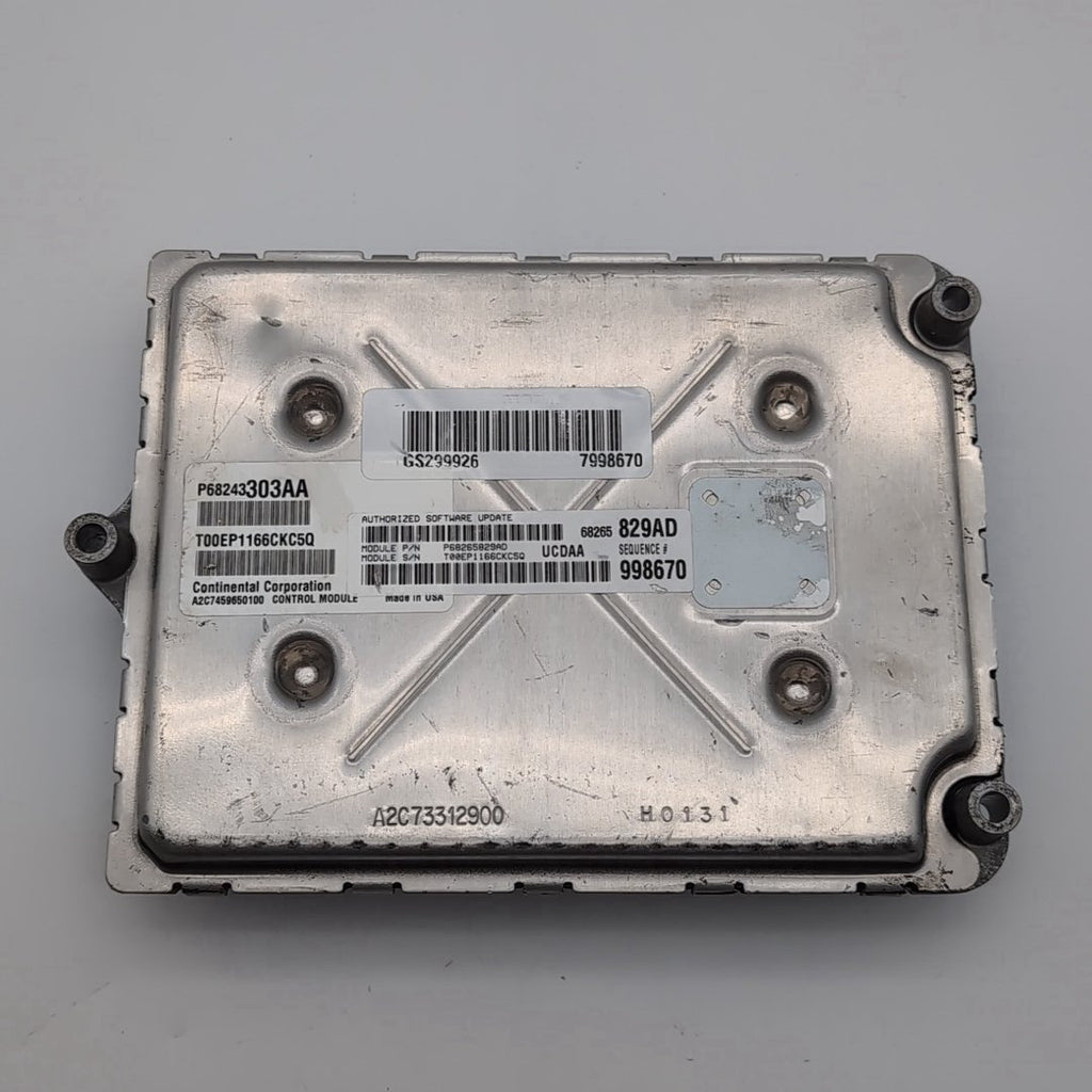2016 2017 2018 Dodge Ram 1500 Engine Computer Control Module 68243303AA