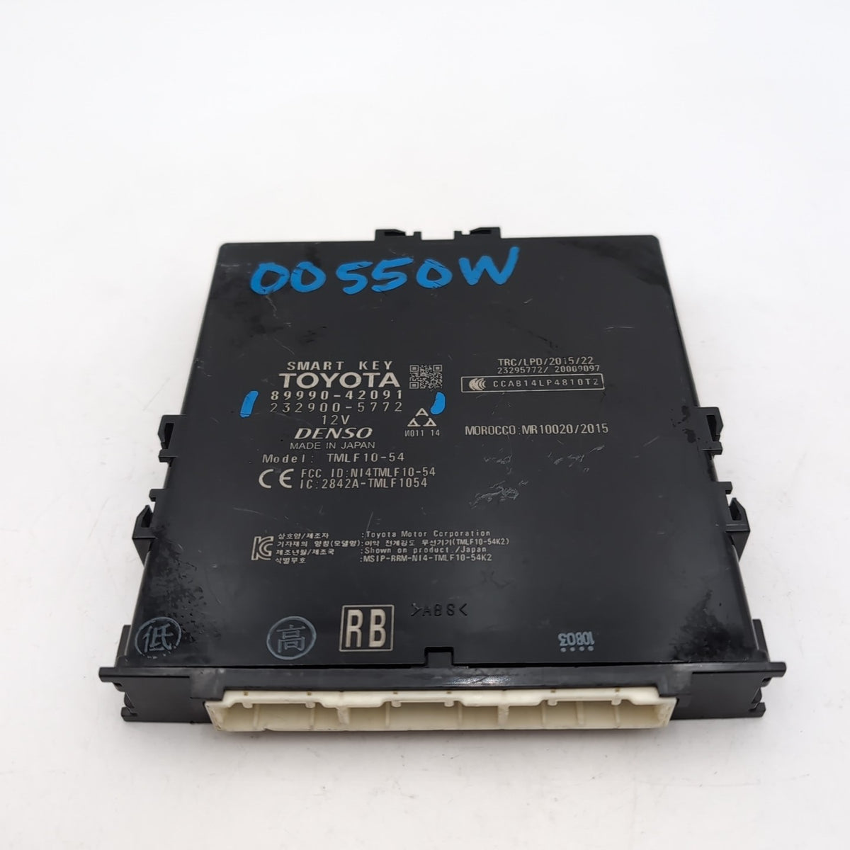 2017 2018 TOYOTA RAV4 SMART KEY KEYLESS ENTRY COMPUTER CONTROL MODULE UNIT
