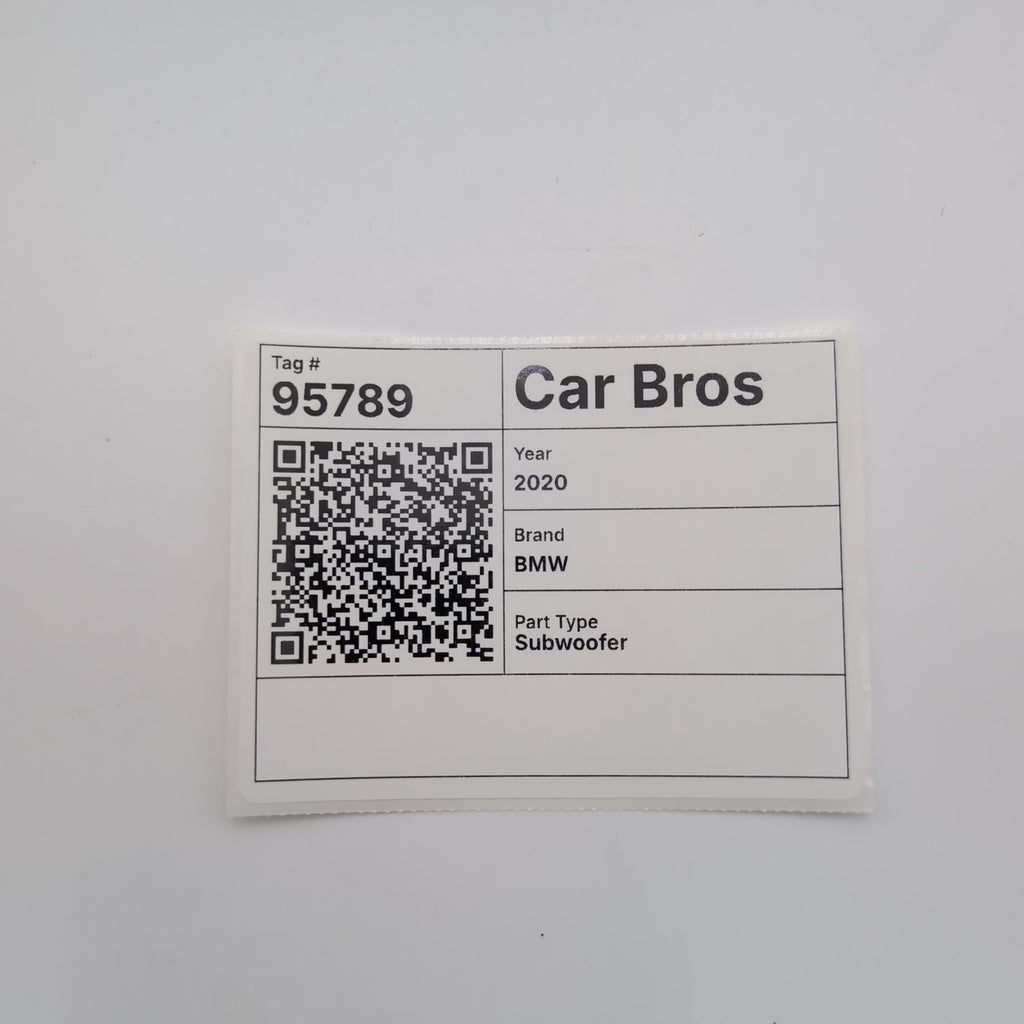 2019 - 2026 BMW 330i M340i 330ix G20 Left Under Seat Subwoofer Speaker 2622809