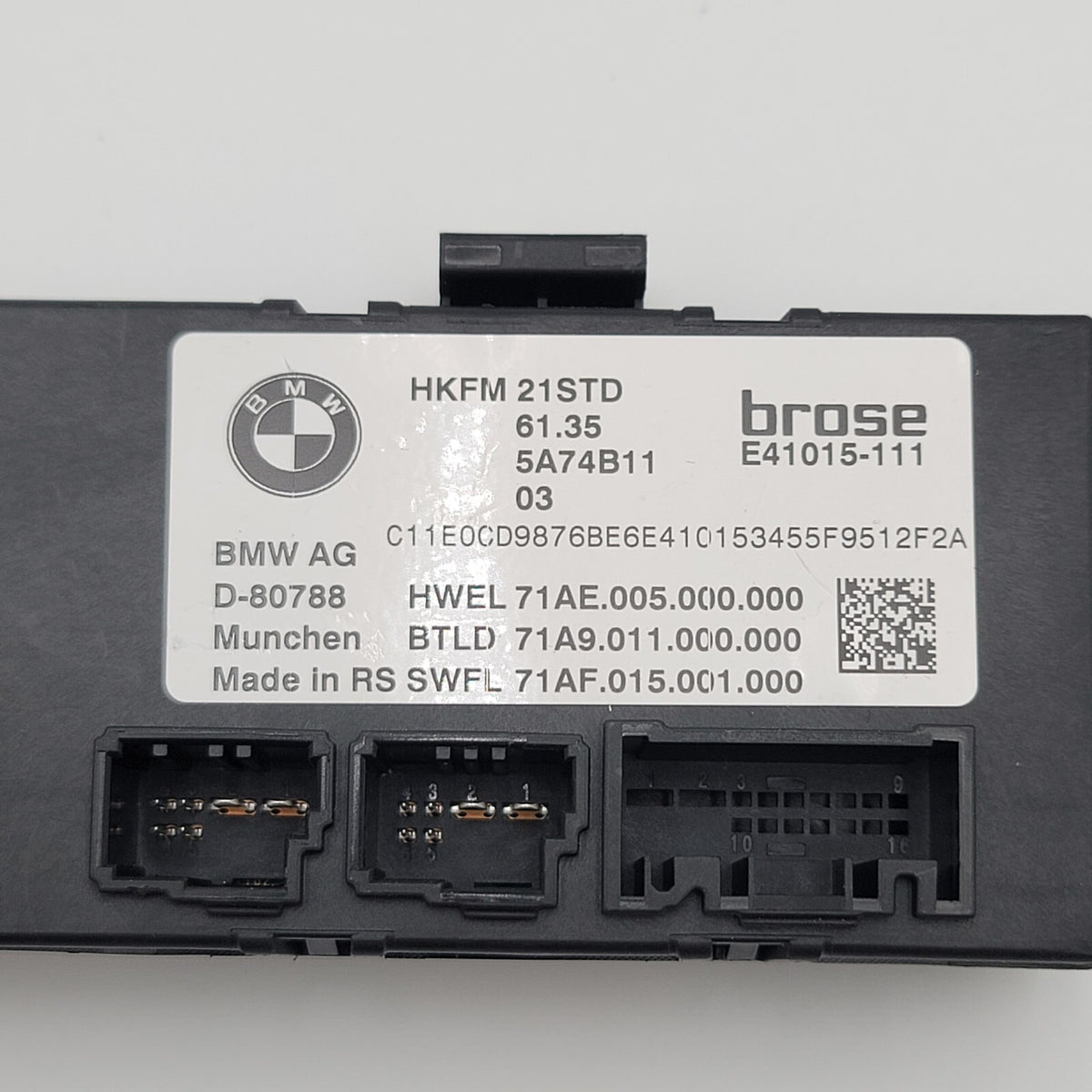 2023 2024 2025 BMW G60 XM X1 X2 X3 Trunk Lid Liftgate Control Module 5A74B11
