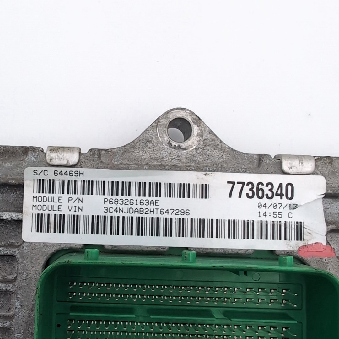 2017 - 2021 Jeep Compass 2.4L Engine Computer Control Module ECU 68258501AD