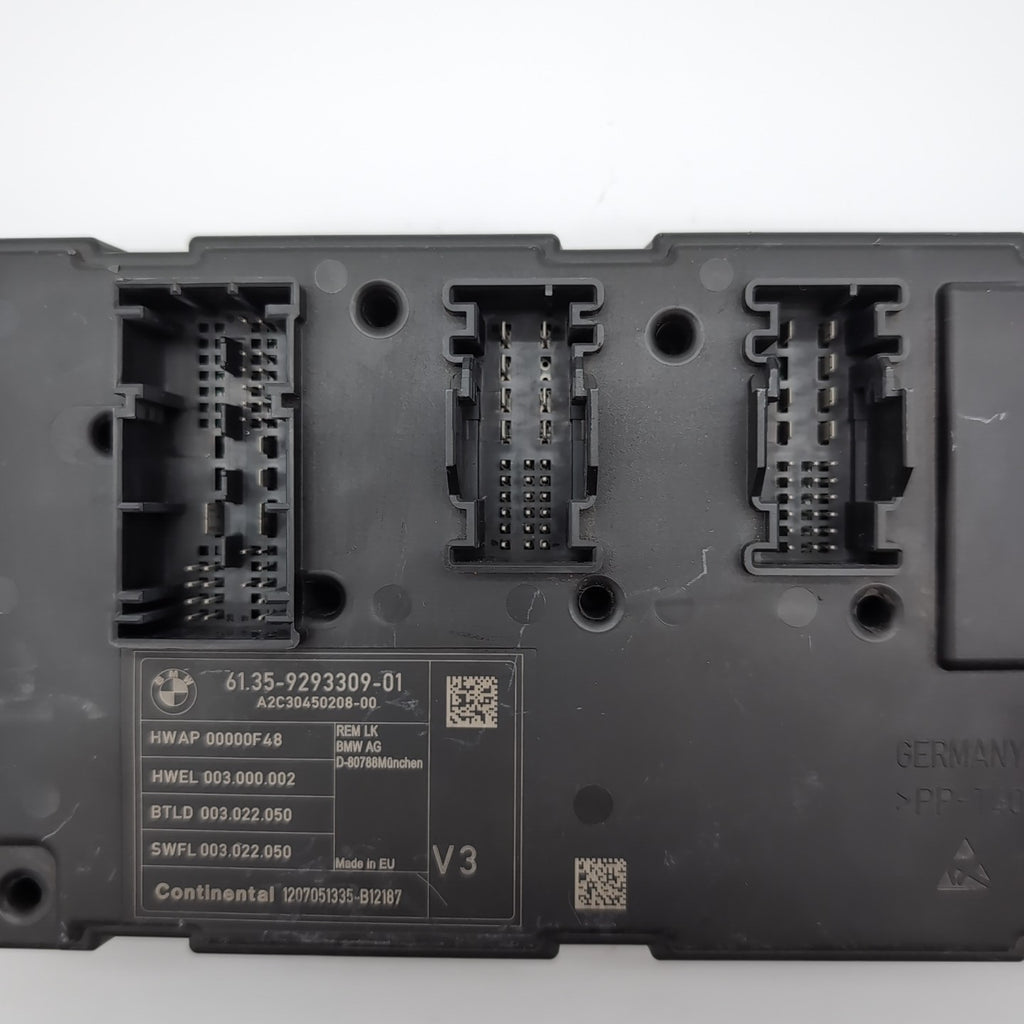 2012- 2016 BMW 335i F30 REAR FUSE BOX BCM BODY CONTROL MODULE OEM 9293309