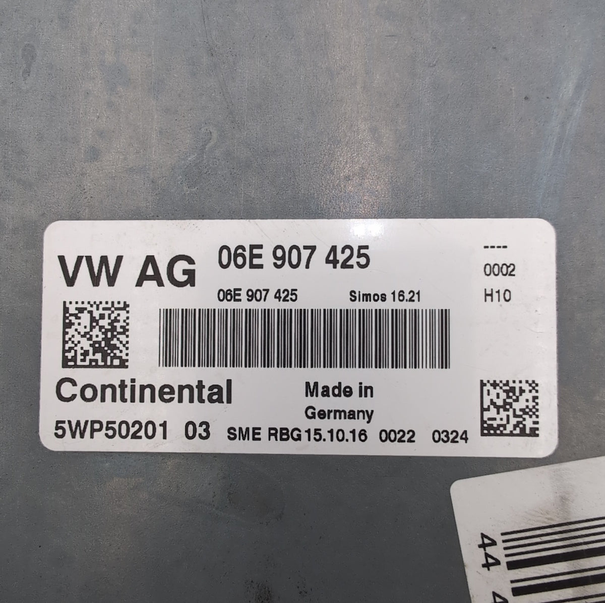 2017 2018 2019 Audi Q7 3.0L AWD Engine Computer Control Module ECU 06E907425