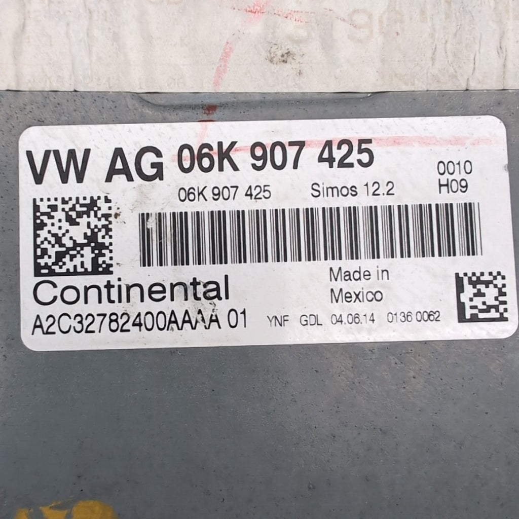 2014 2015 2016 Volkswagen Jetta Engine Computer Control Module ECU 06K907425