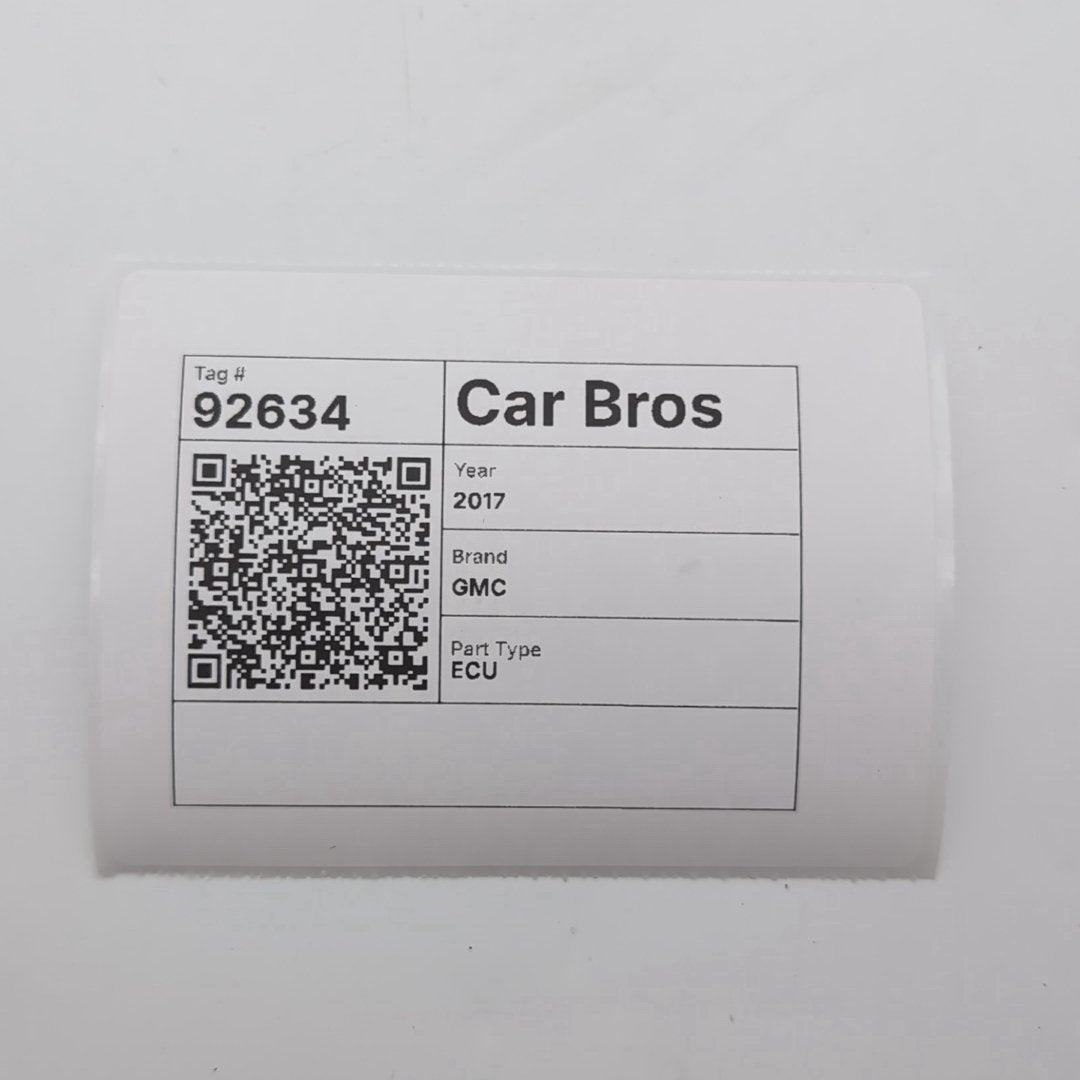 2017 GMC Terrain 2.4L AWD Engine Computer Control Module ECU E39A 12667189